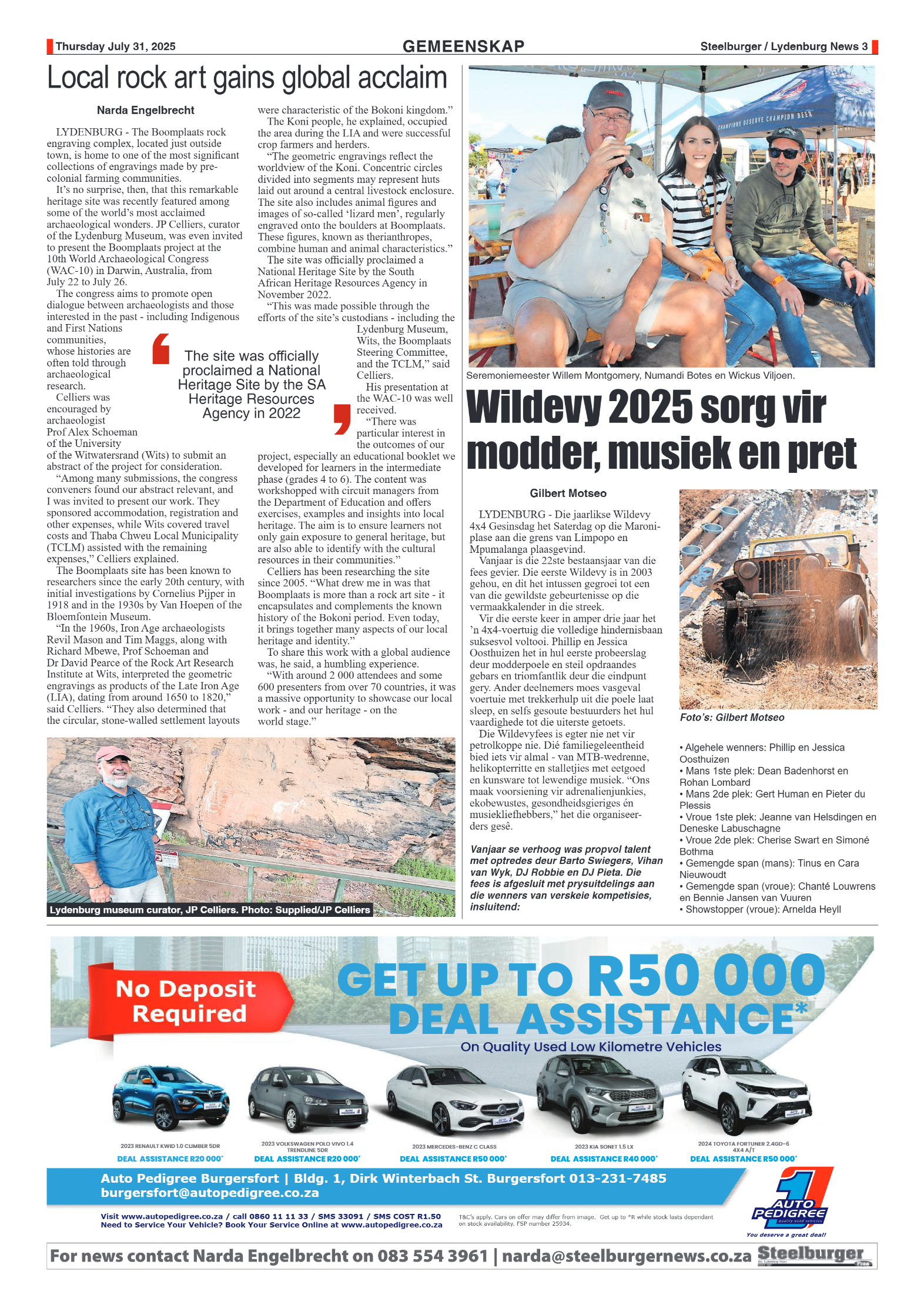 Steelburger News 31 July 2025 page 3