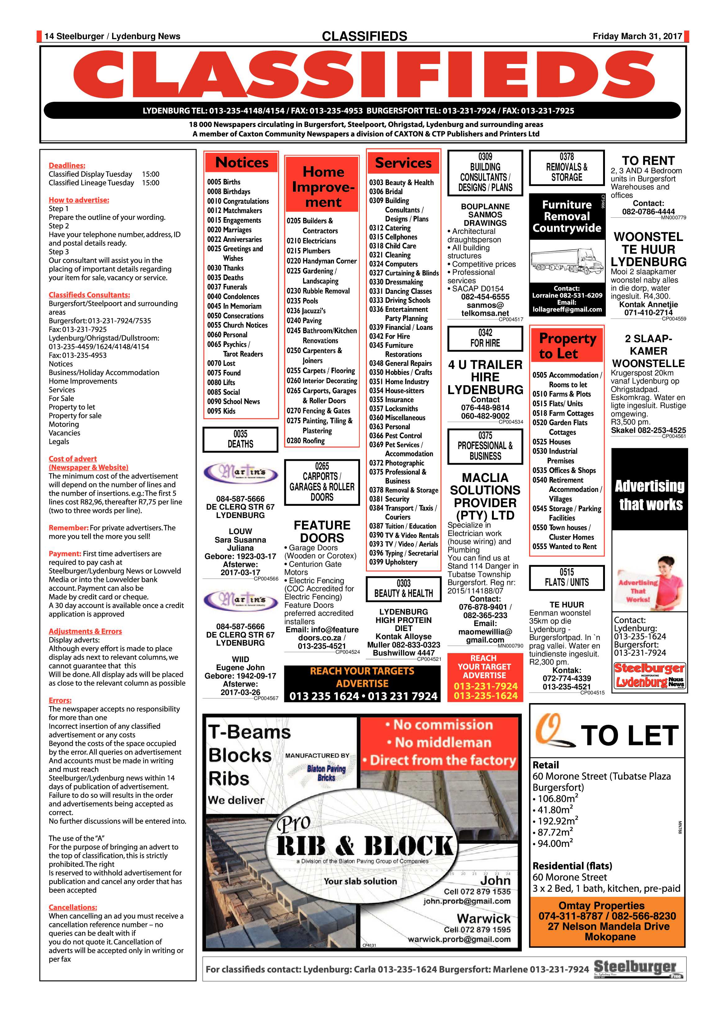 Steelburger News 31 March 2017 page 13