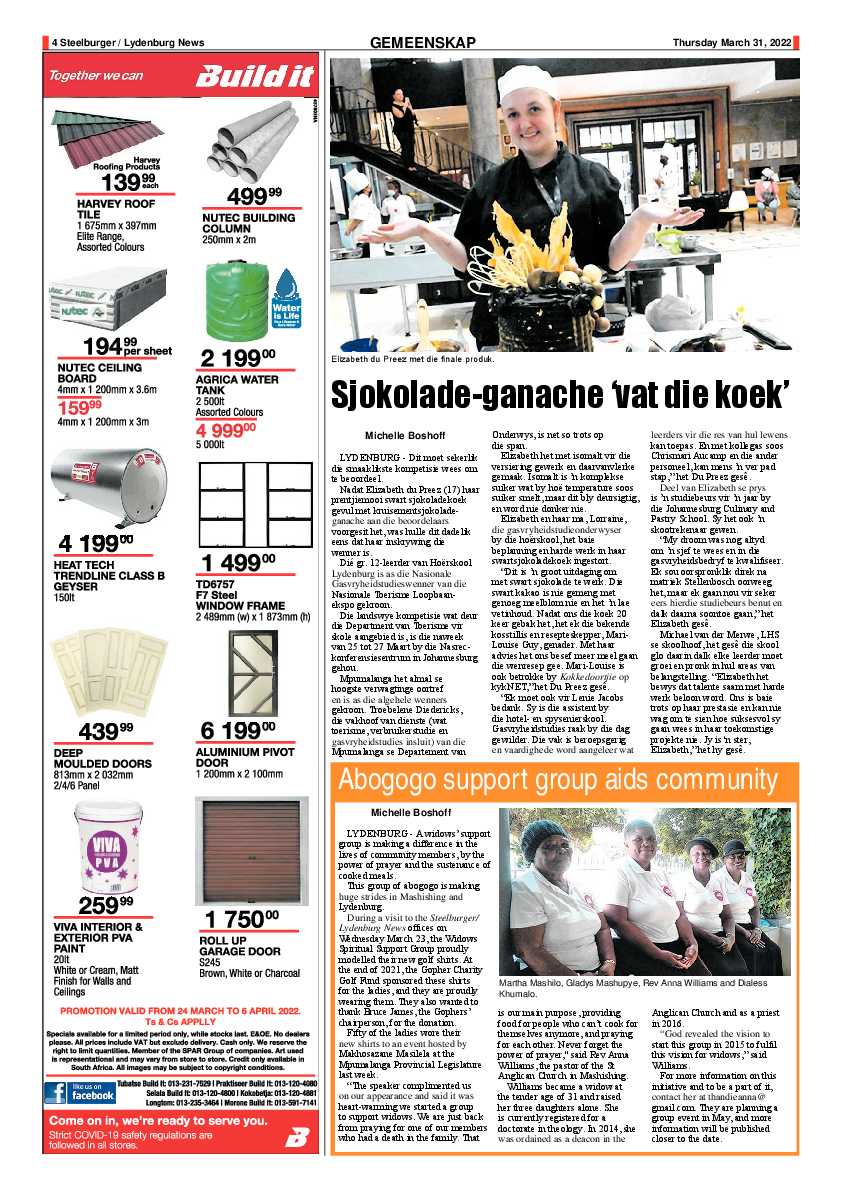 Steelburger News 31 March 2022 page 4