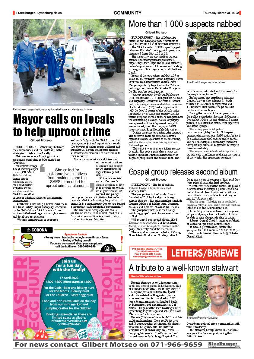 Steelburger News 31 March 2022 page 8