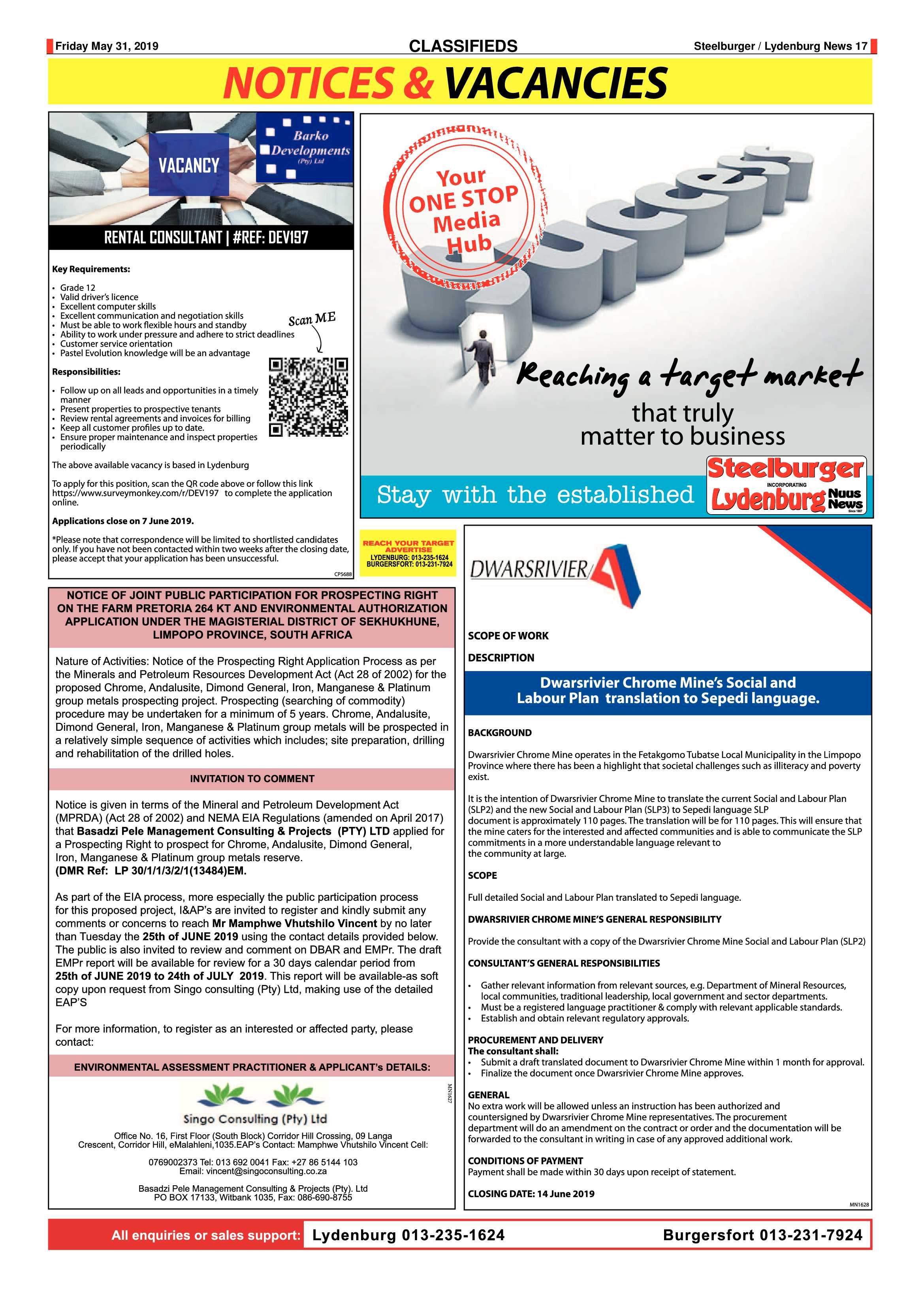 Steelburger News 31 May 2019 page 17