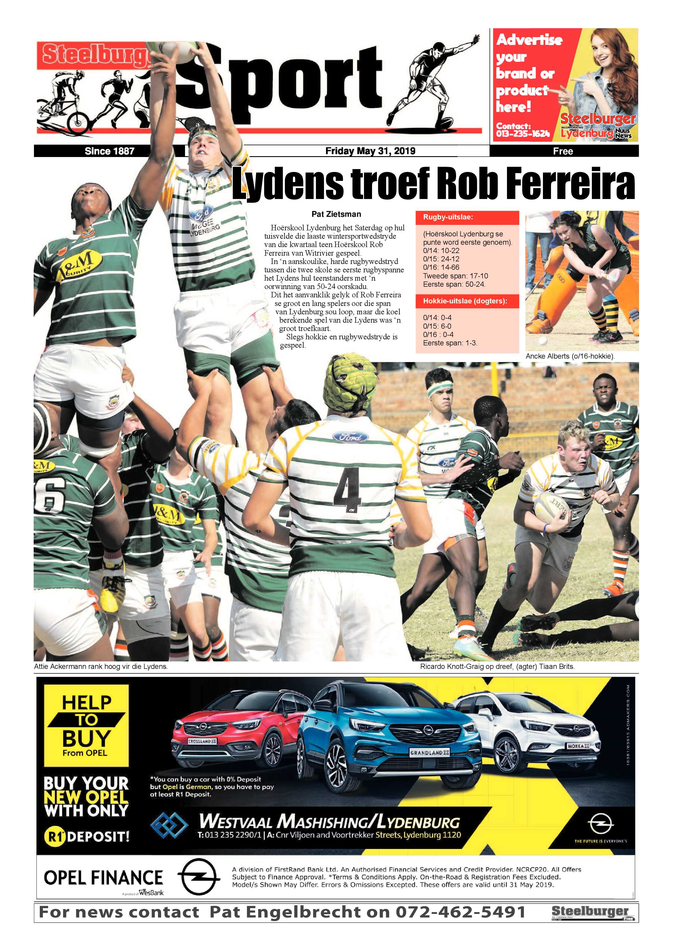 Steelburger News 31 May 2019 page 20