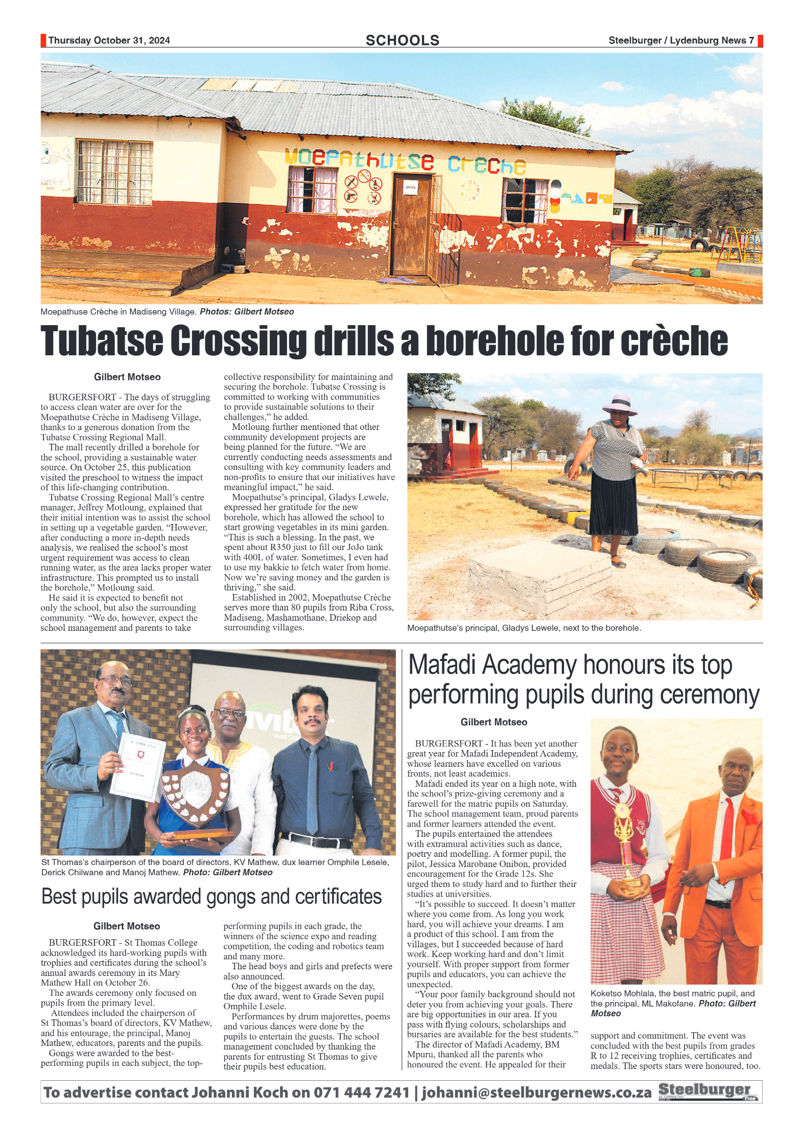 Steelburger News 31 October 2024 page 7