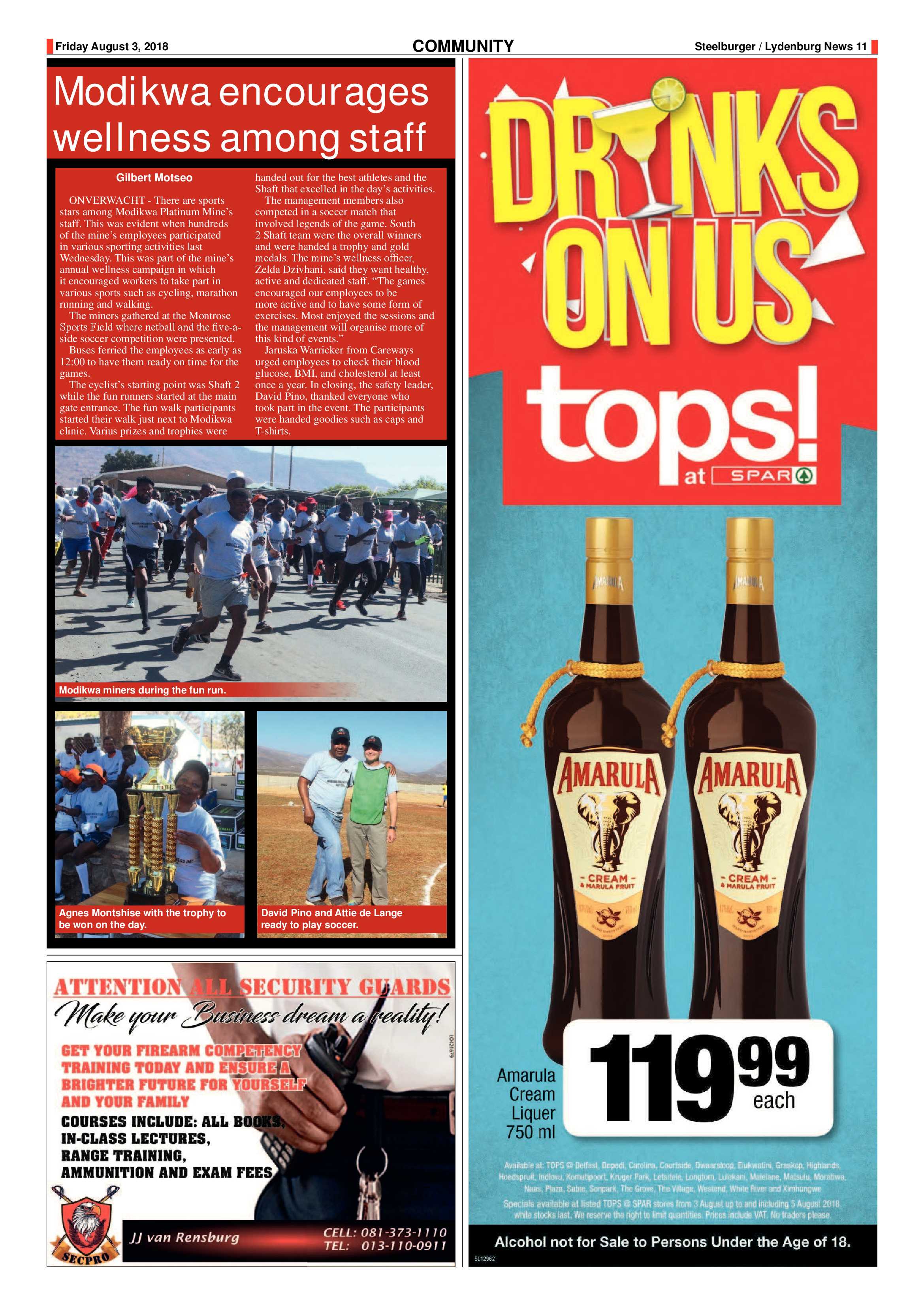 Steelburger News 3 August 2018 page 10