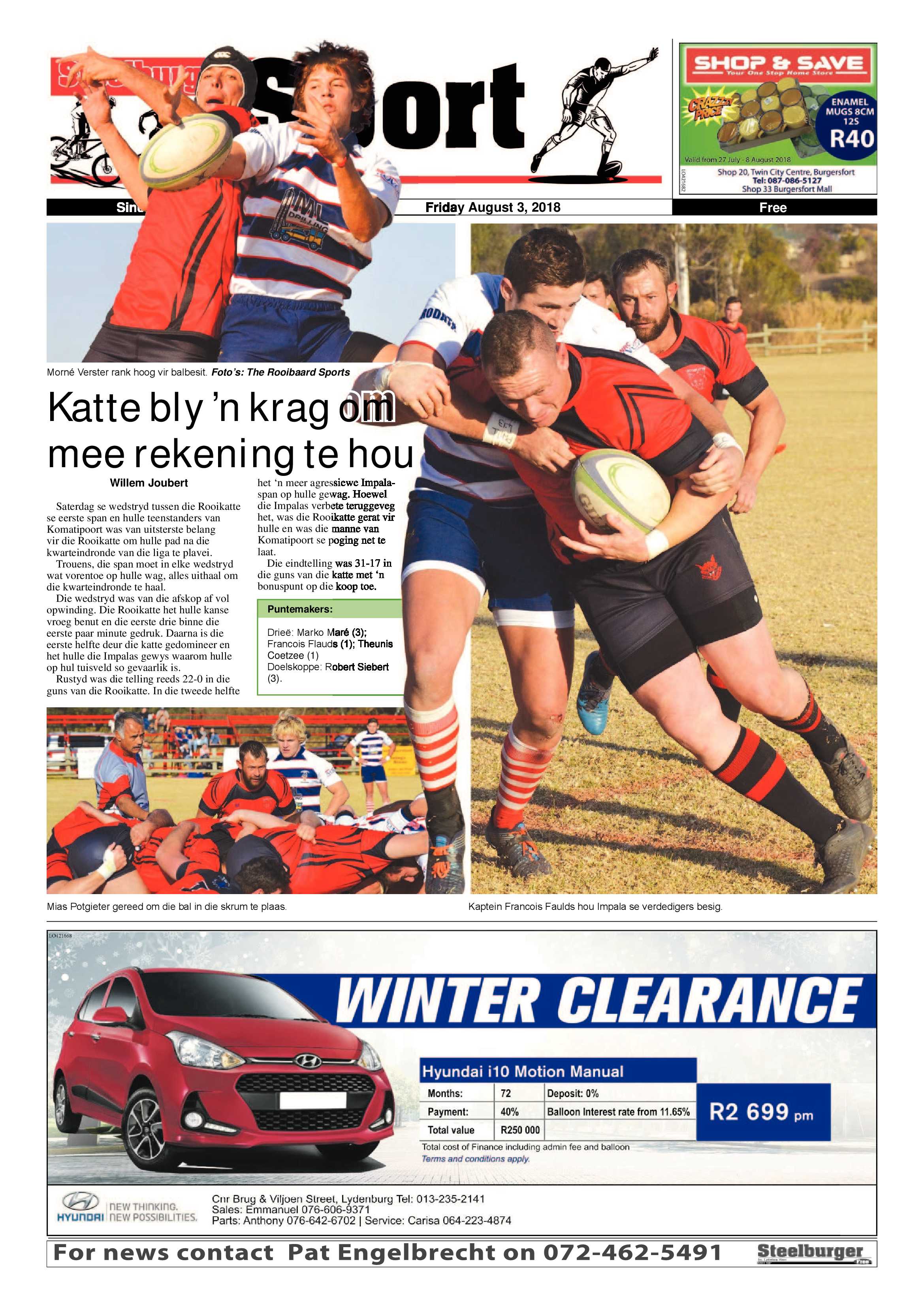 Steelburger News 3 August 2018 page 15