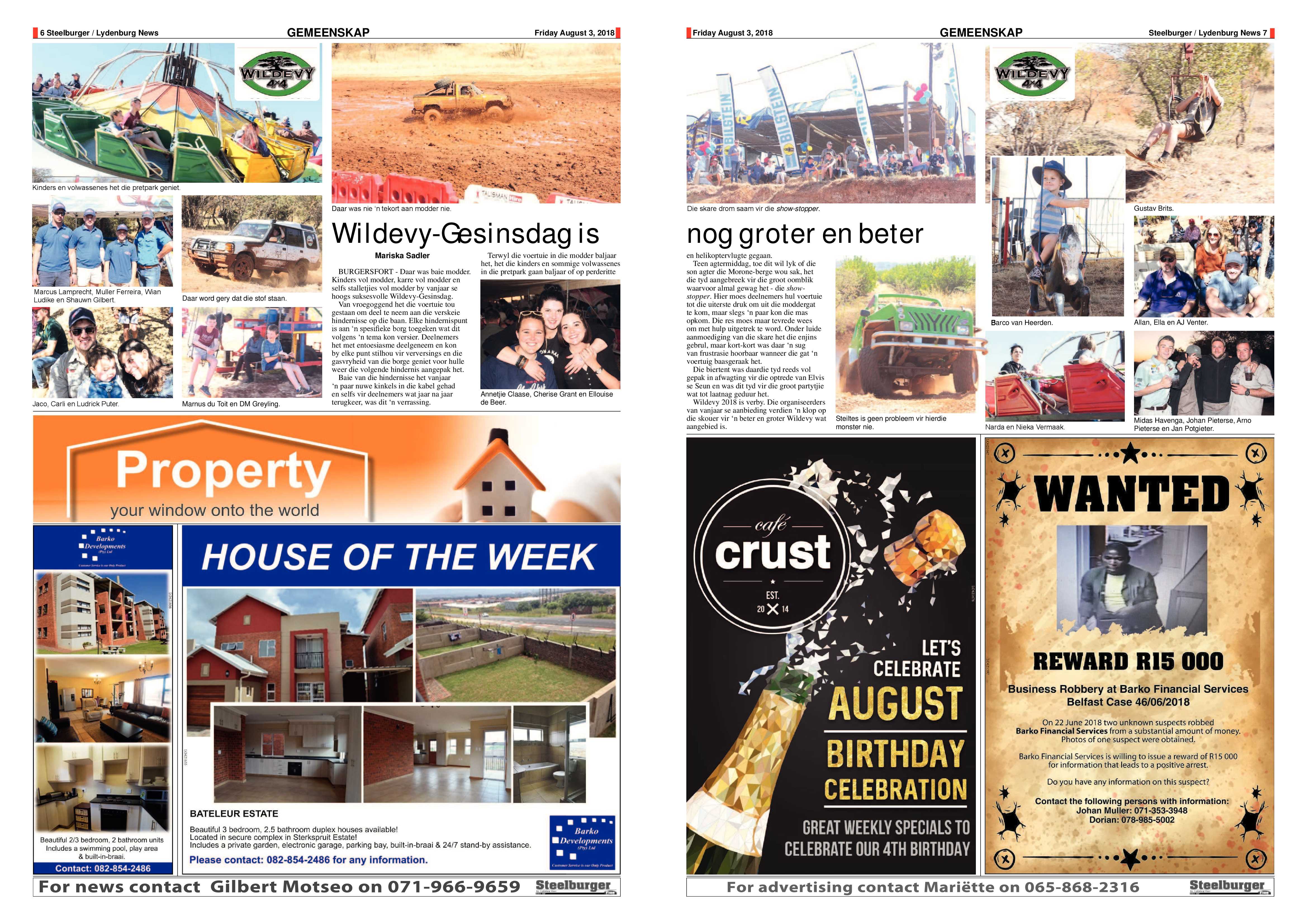 Steelburger News 3 August 2018 page 6