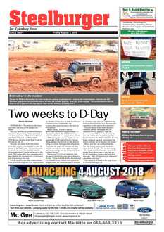 Steelburger News 3 August 2018