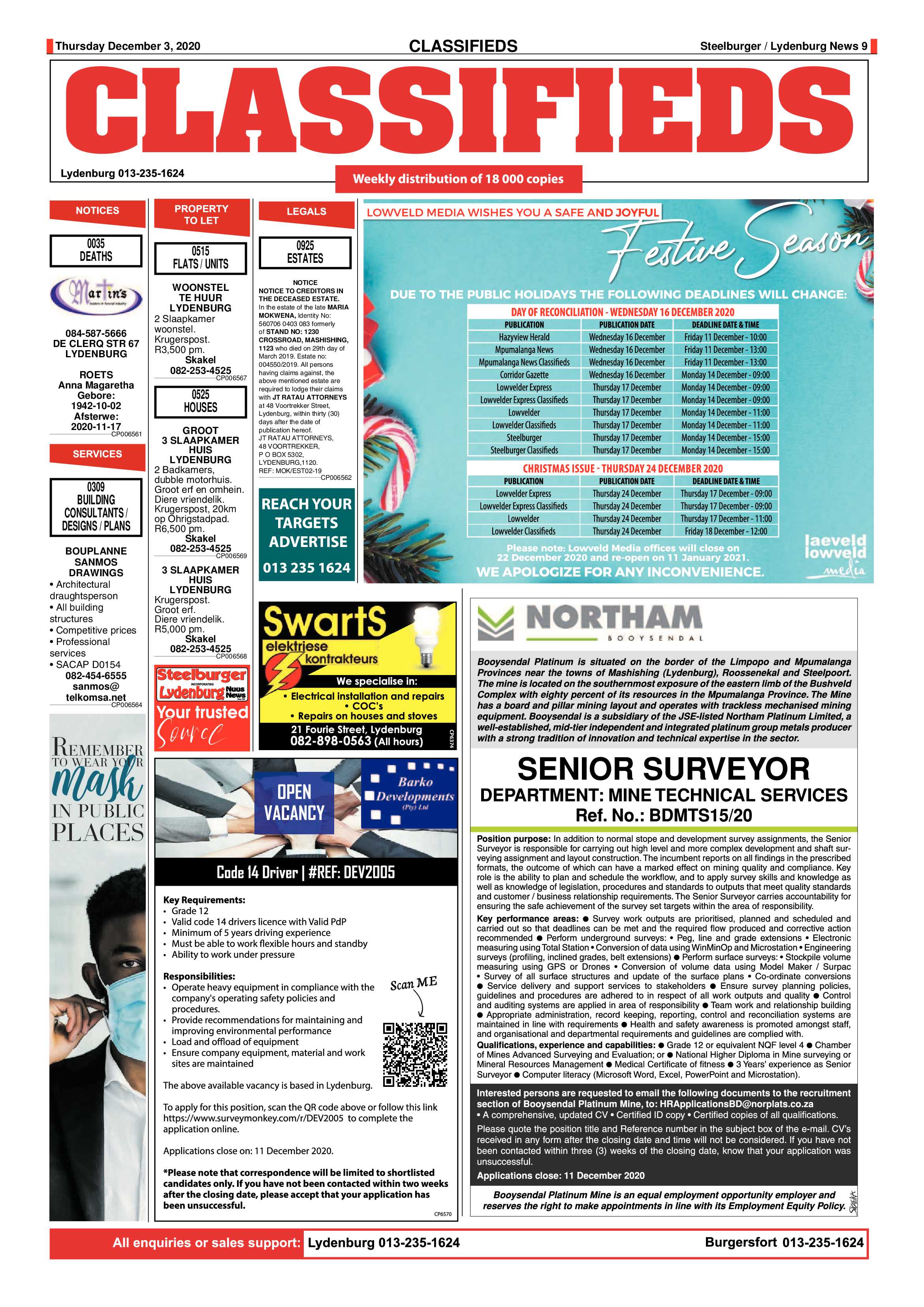 Steelburger News 3 December 2020 page 9