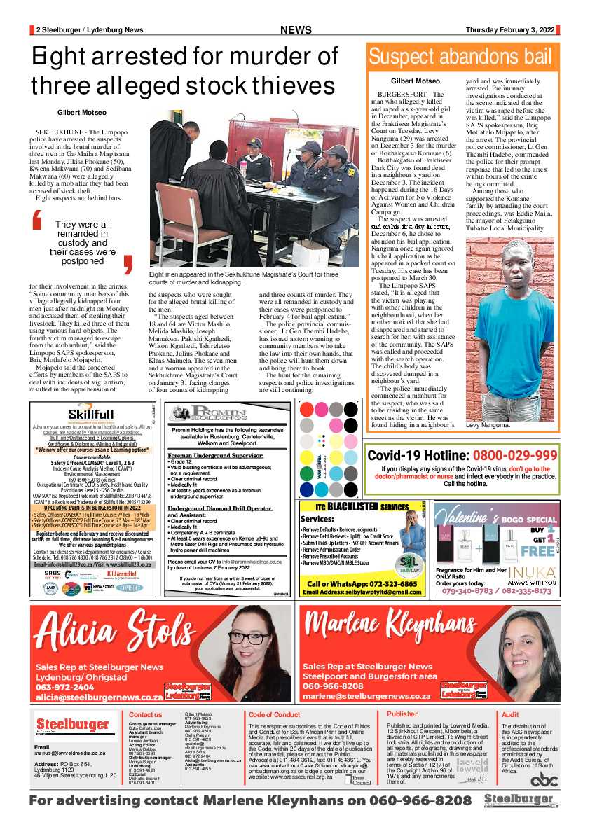 Steelburger News 3 February 2022 page 2