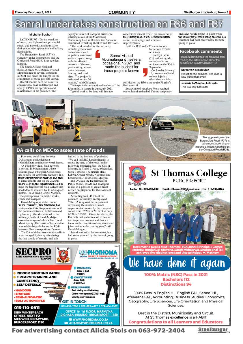 Steelburger News 3 February 2022 page 5