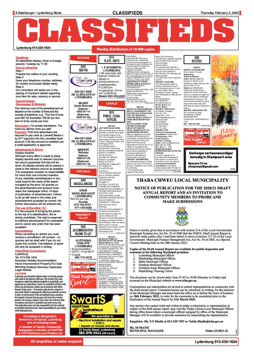 Steelburger News 3 February 2022 page 6