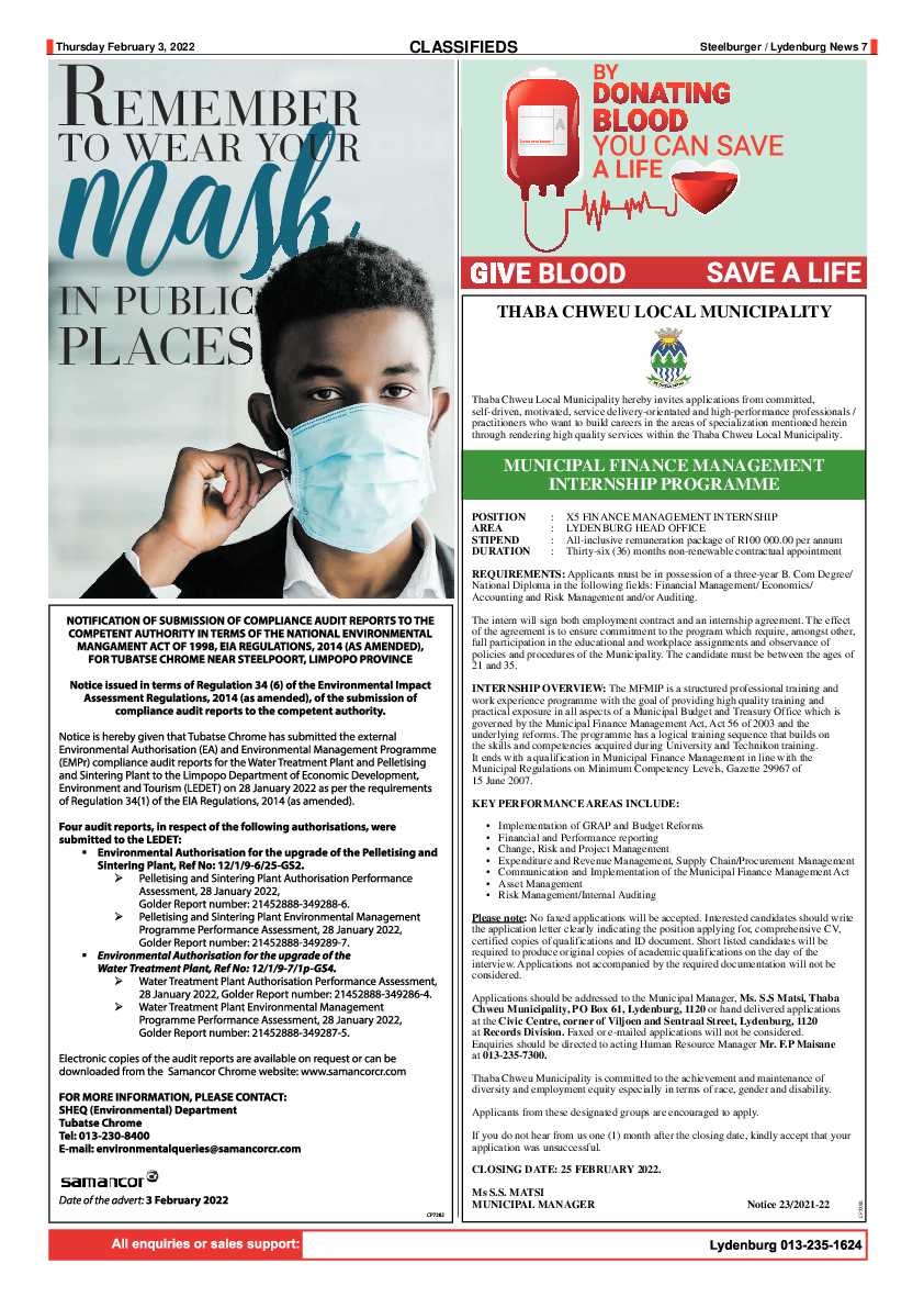 Steelburger News 3 February 2022 page 7