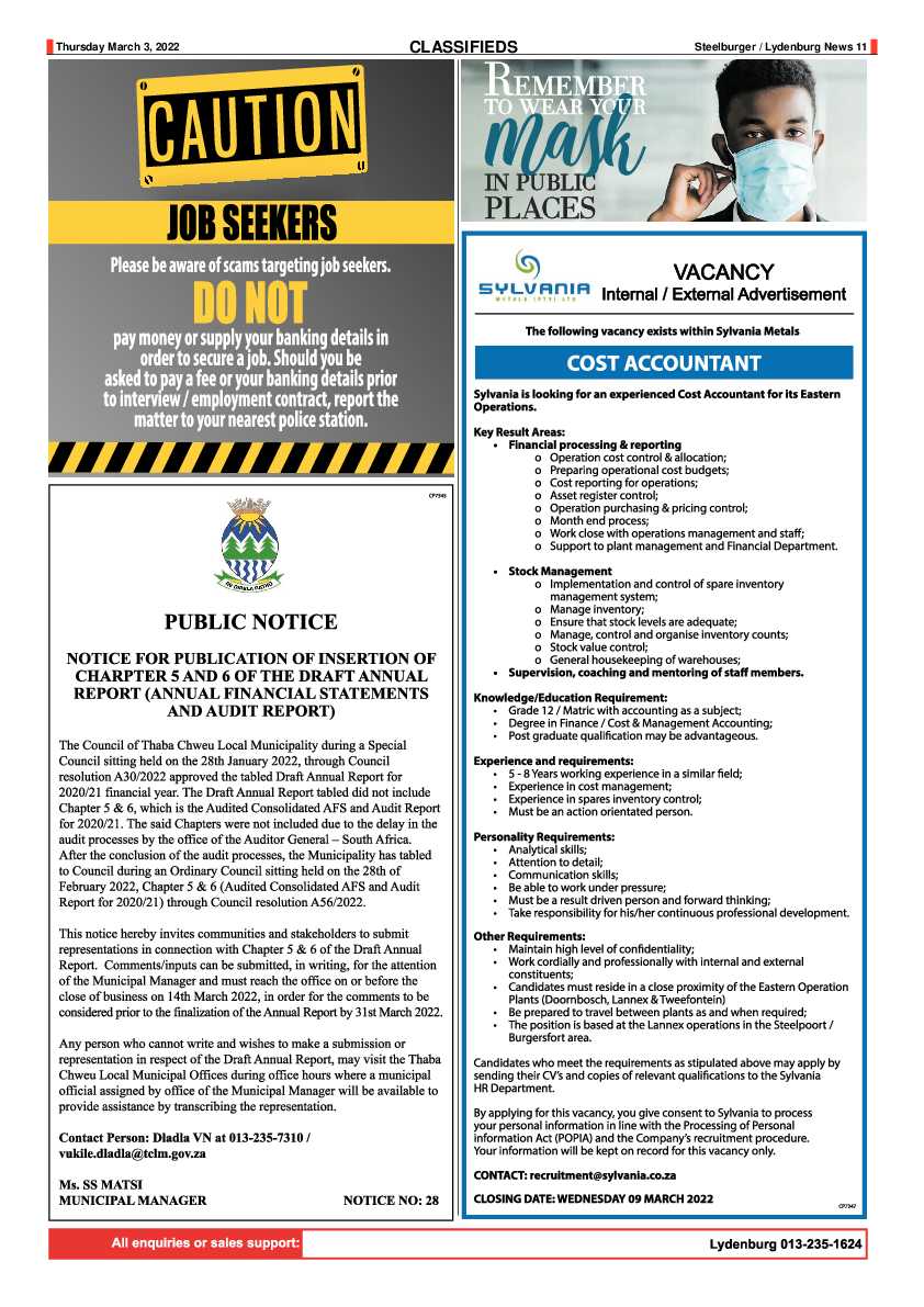 Steelburger News 3 March 2022 page 11