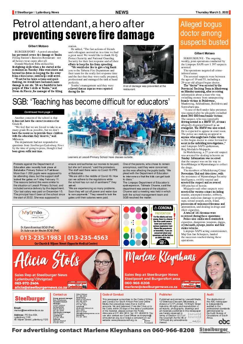 Steelburger News 3 March 2022 page 2