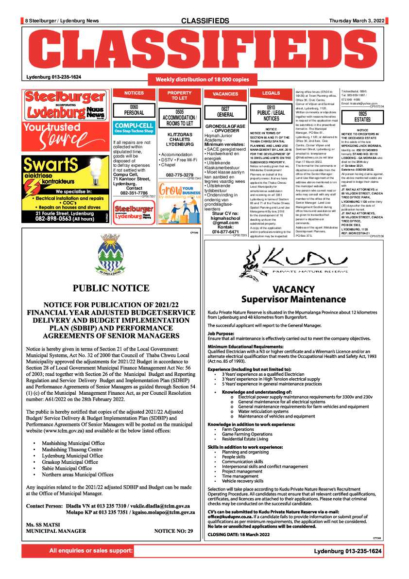 Steelburger News 3 March 2022 page 8