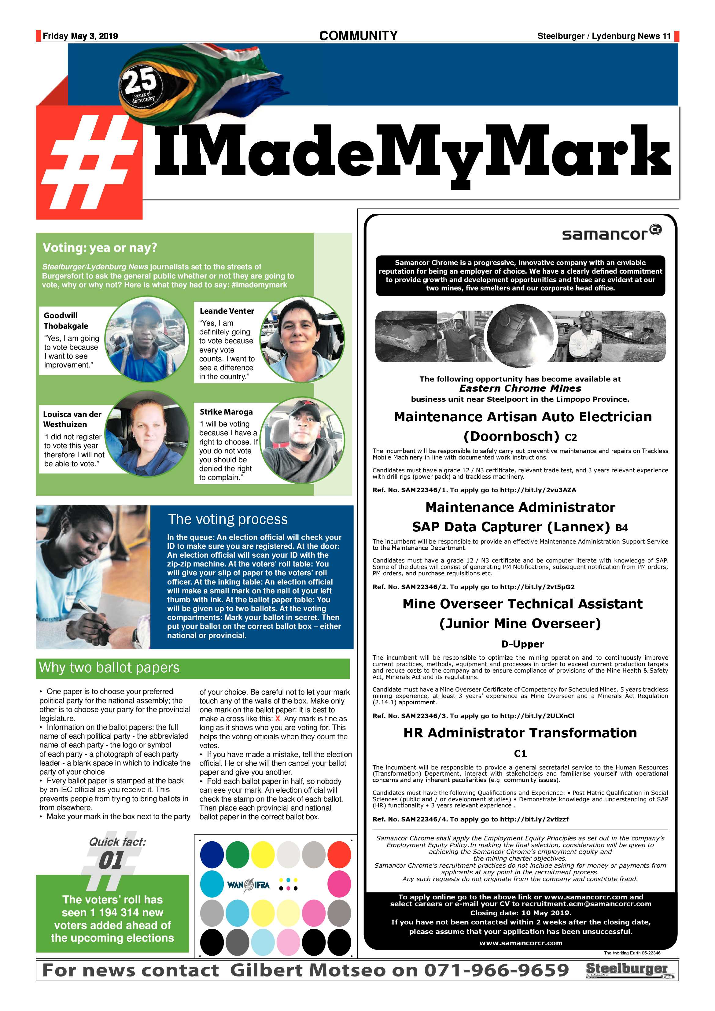 Steelburger News 3 May 2019 page 11