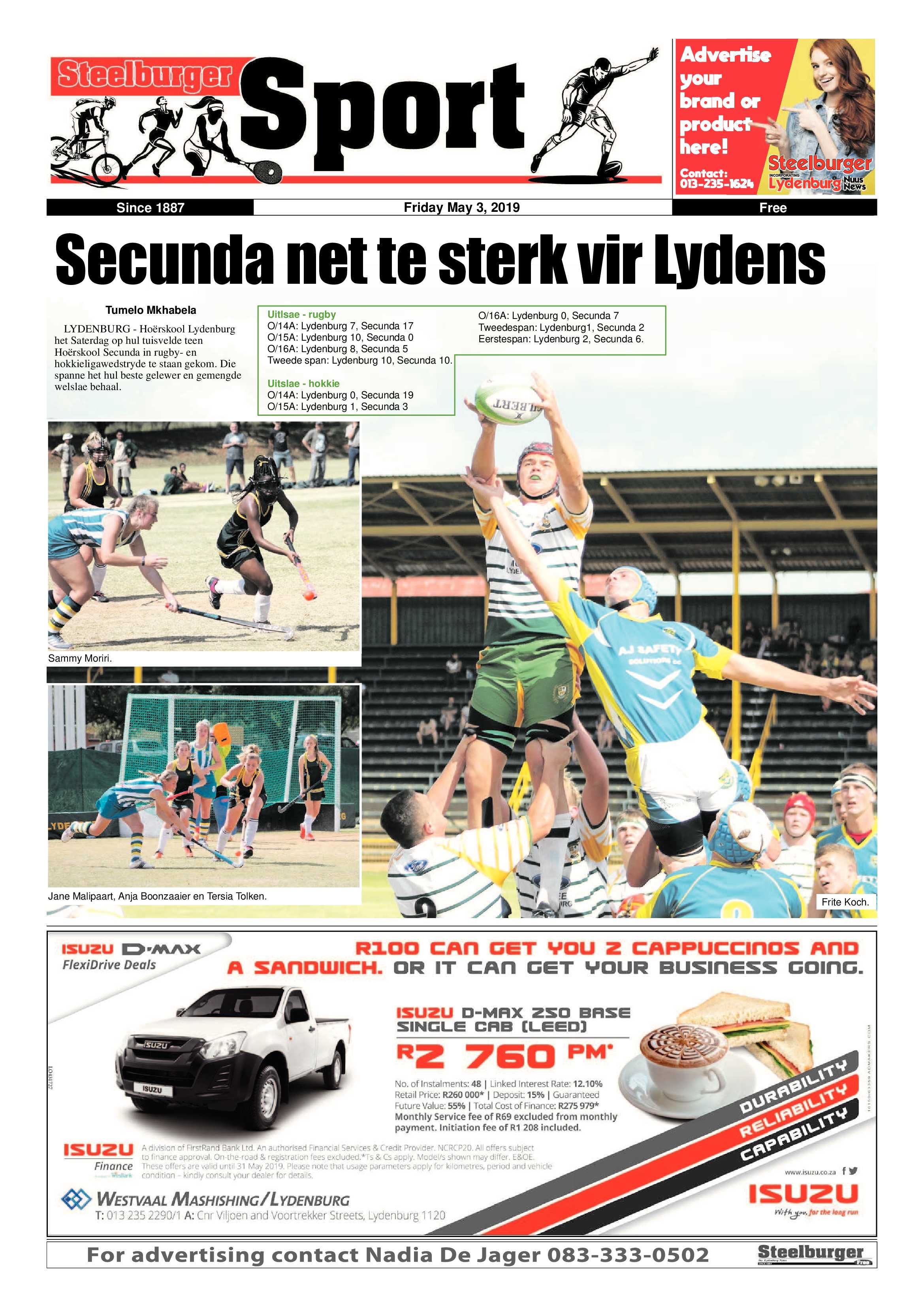 Steelburger News 3 May 2019 page 12