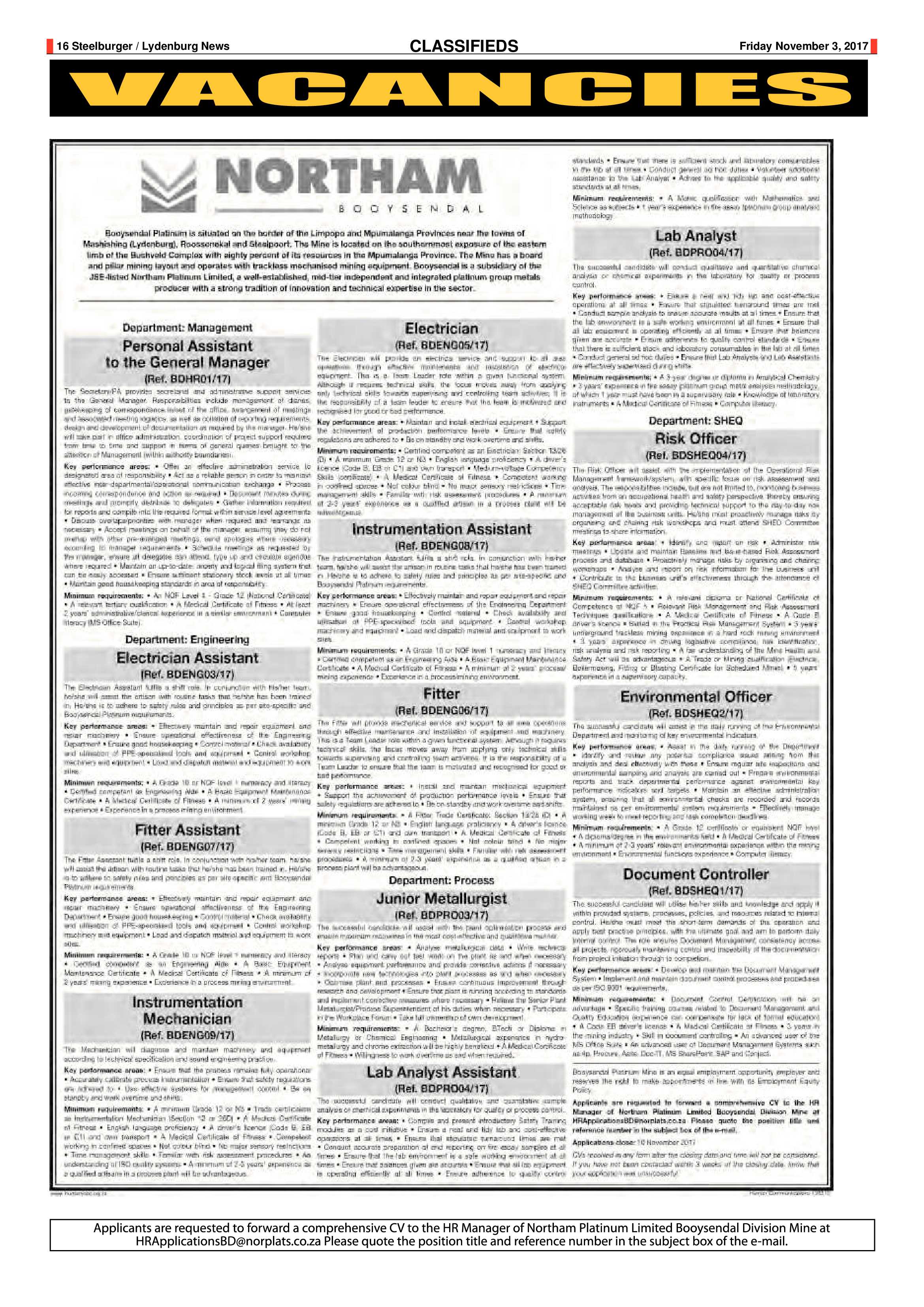 Steelburger News 3 November 2017 page 15