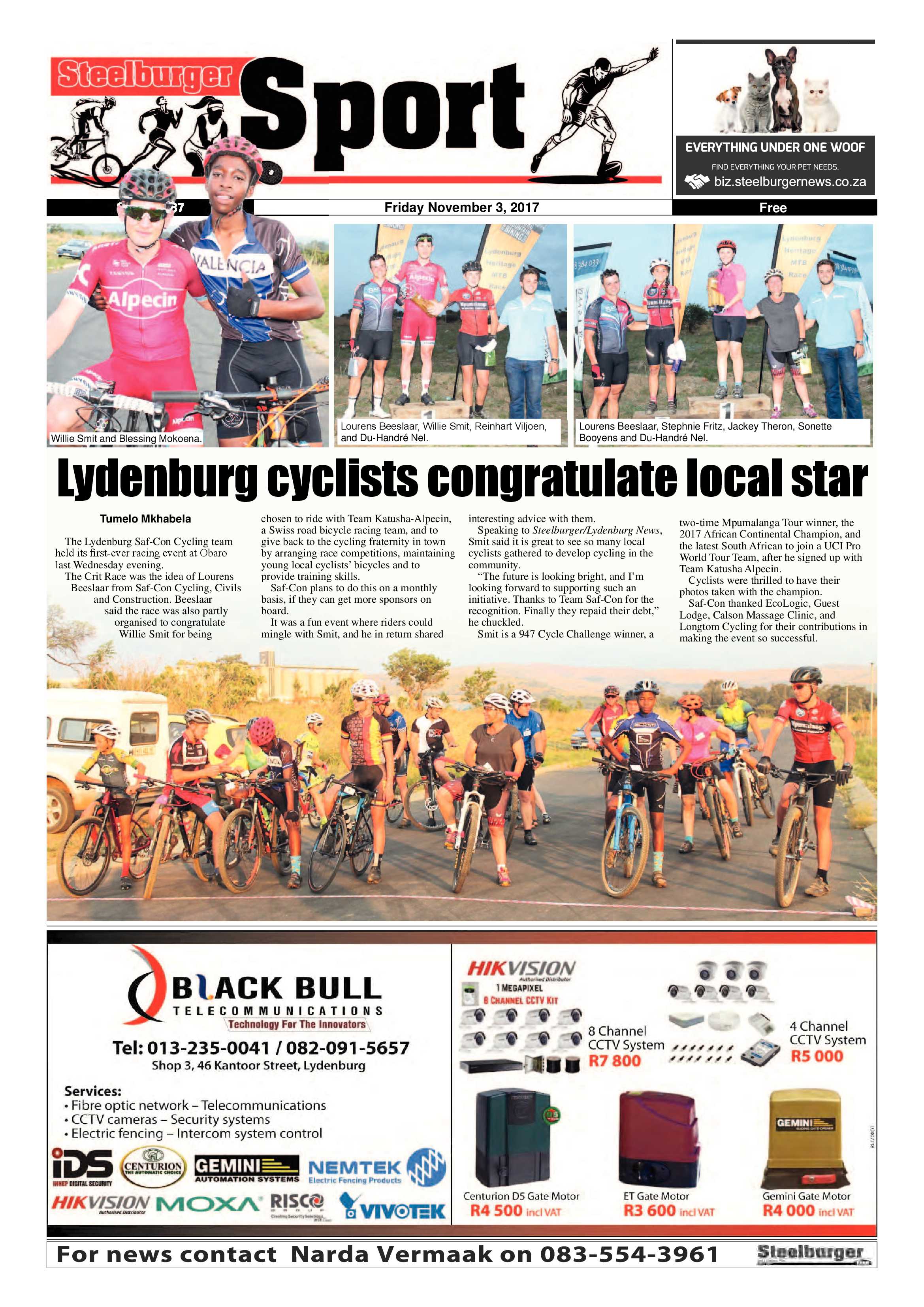 Steelburger News 3 November 2017 page 19
