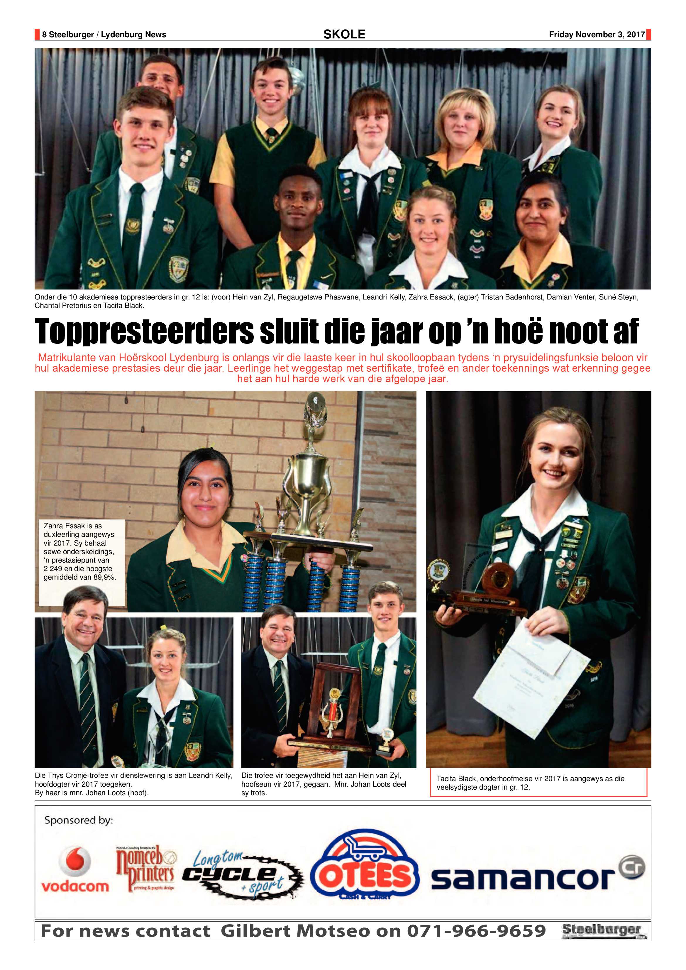 Steelburger News 3 November 2017 page 8