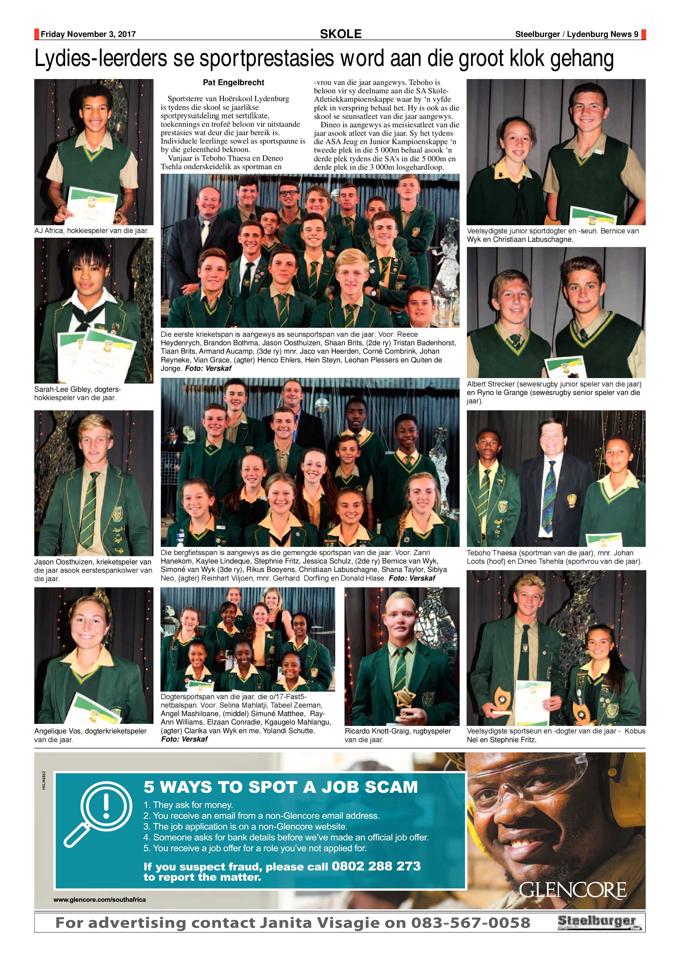 Steelburger News 3 November 2017 page 9