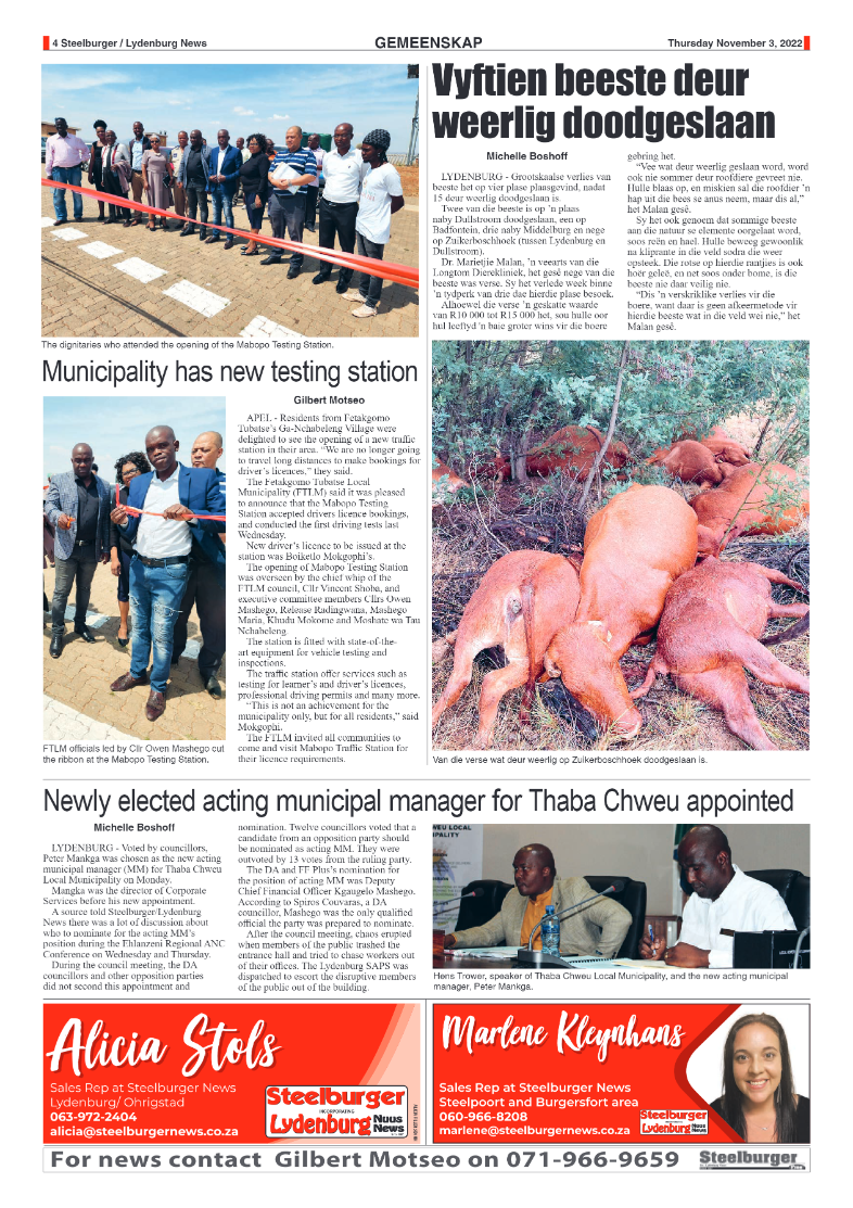 Steelburger News 3 November 2022 page 4