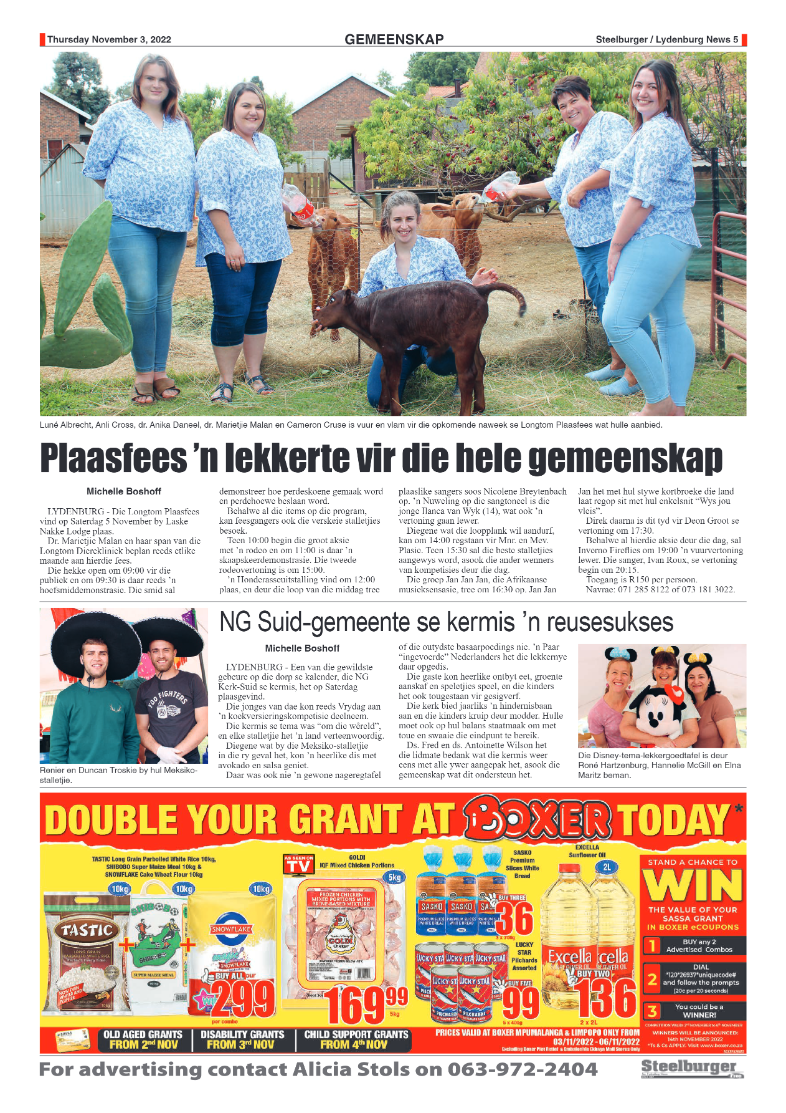 Steelburger News 3 November 2022 page 5