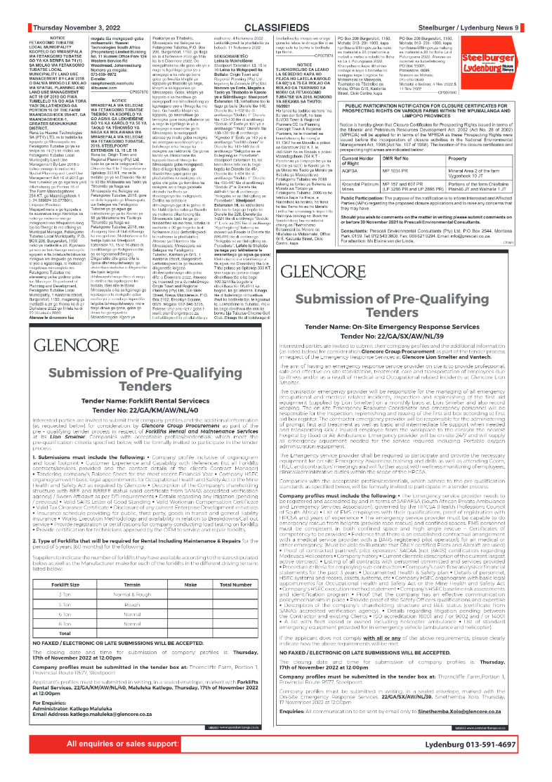 Steelburger News 3 November 2022 page 9