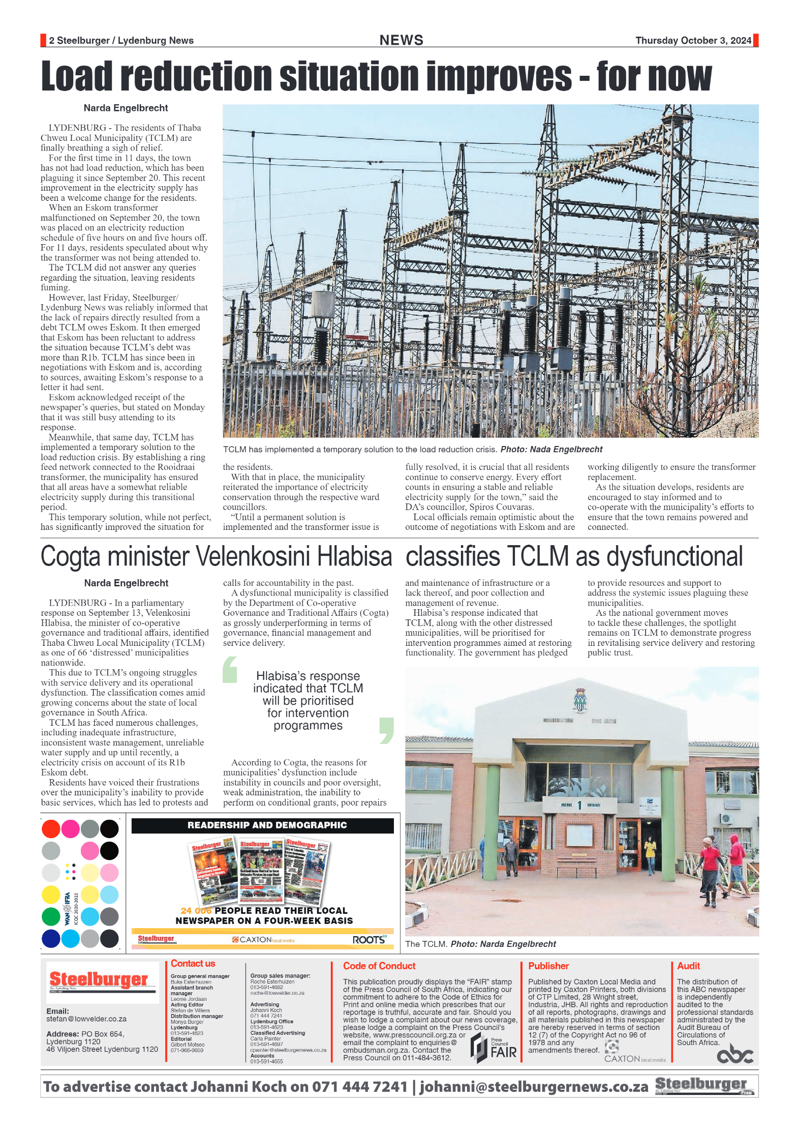 Steelburger News 2 October 2024 page 2