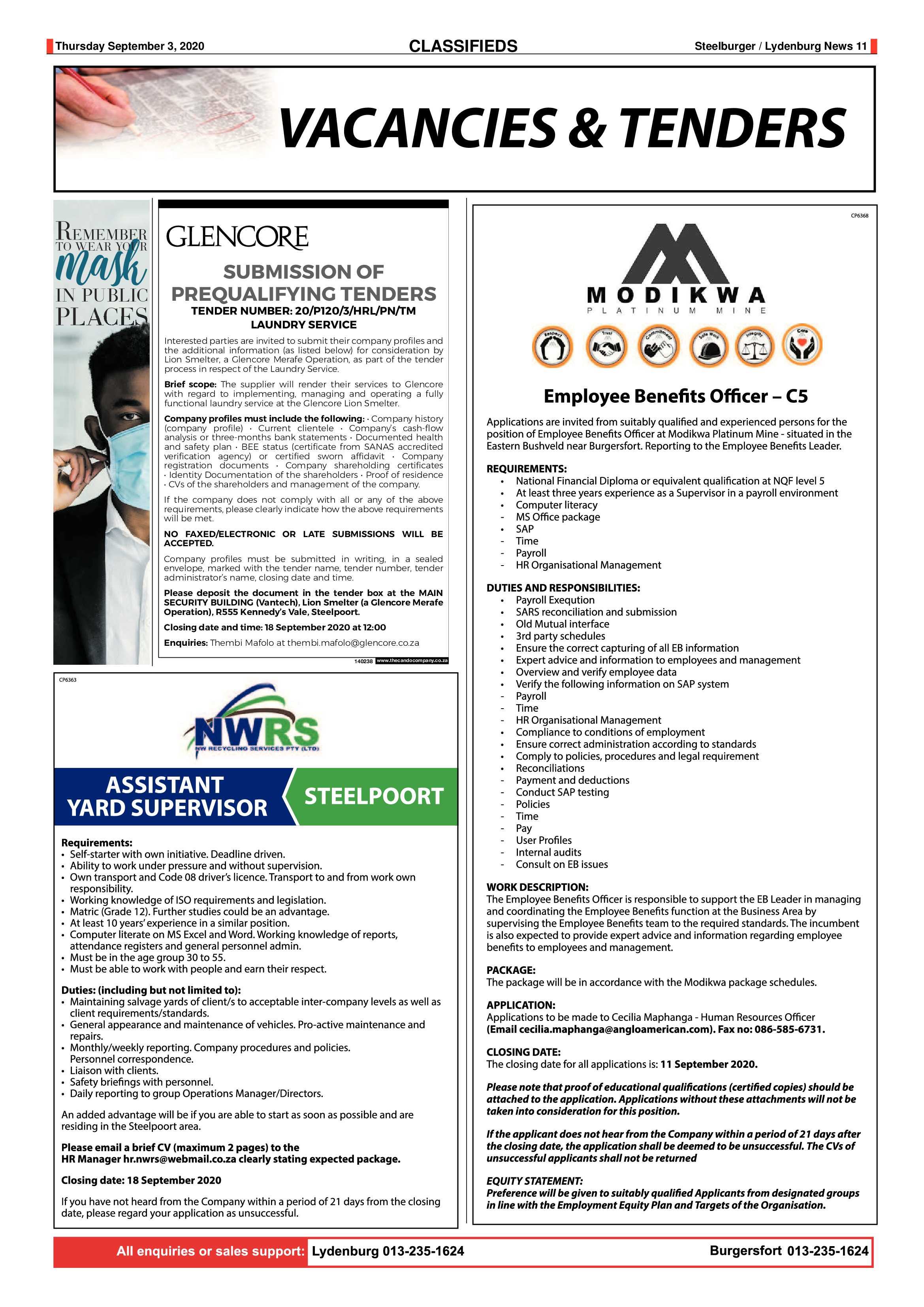 Steelburger News 3 September 2020 page 11