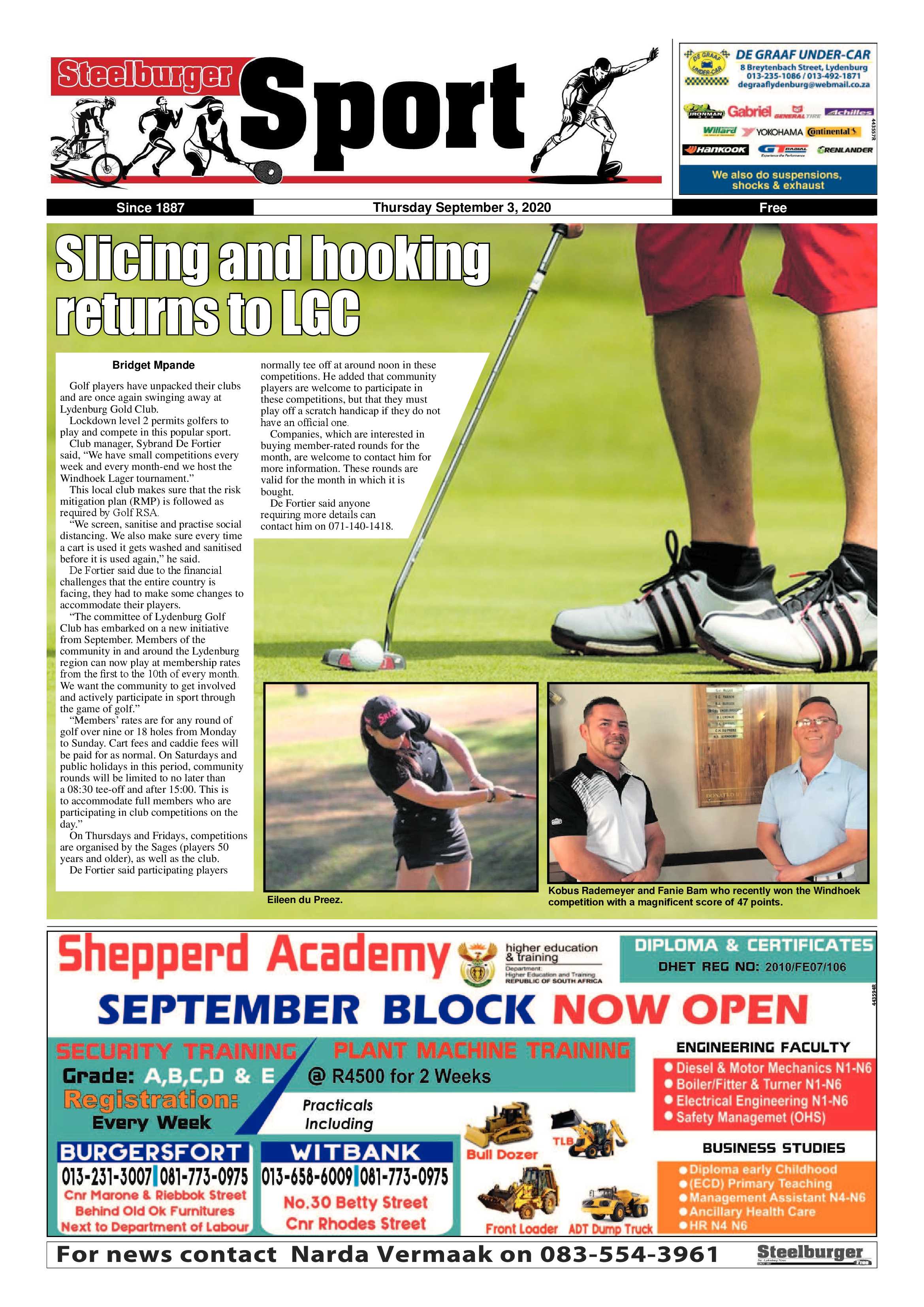 Steelburger News 3 September 2020 page 16