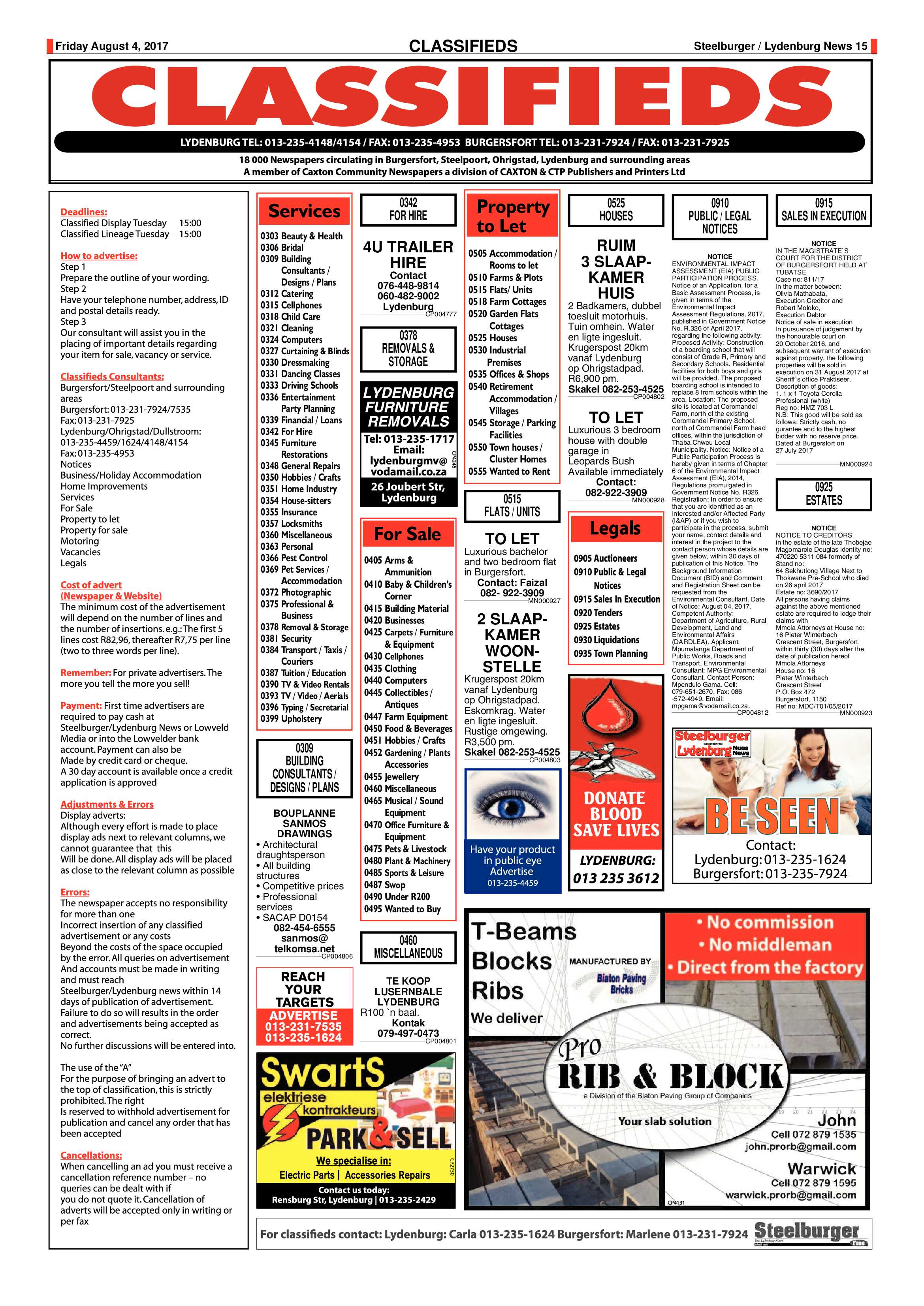 Steelburger News 4 August 2017 page 15