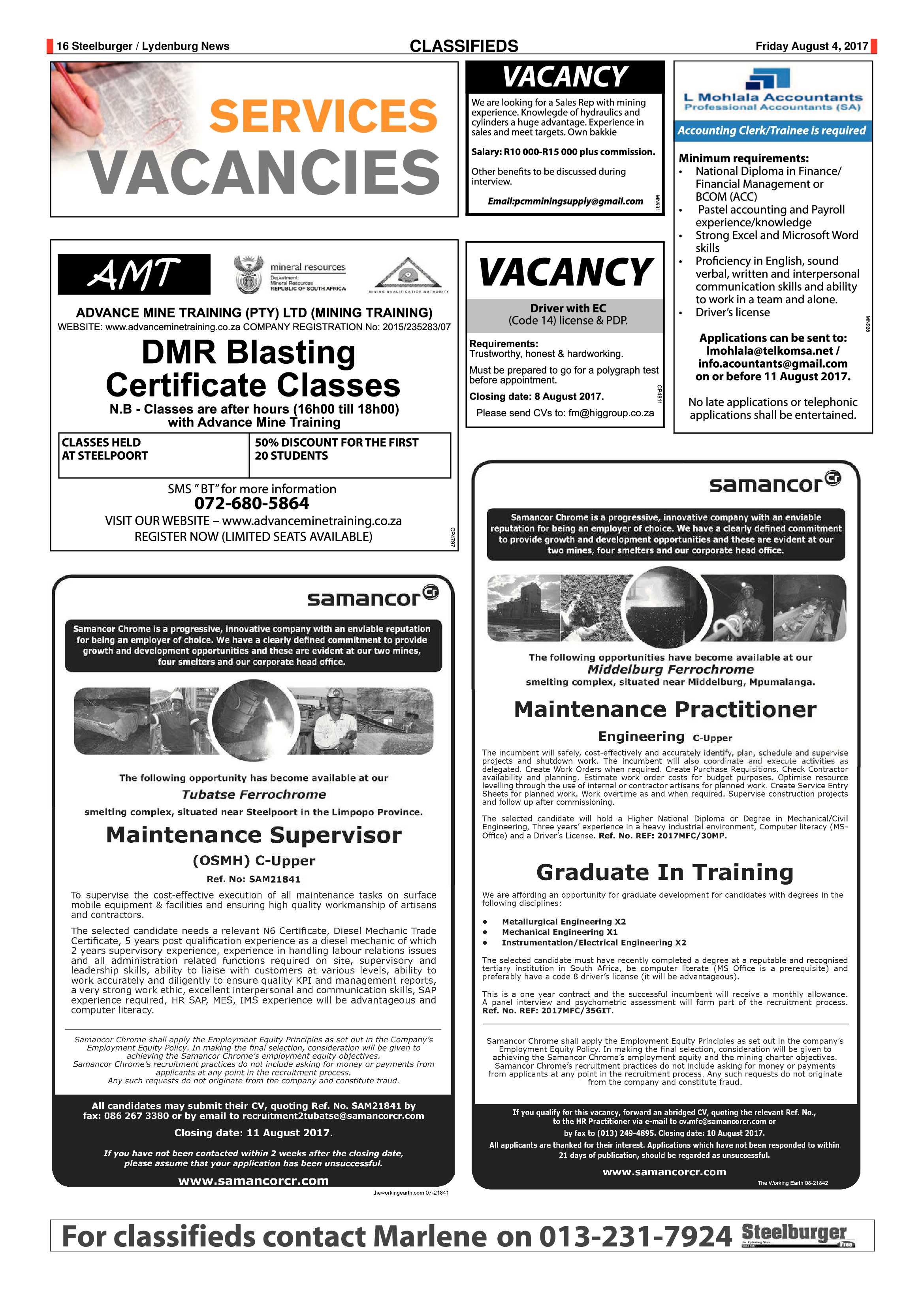 Steelburger News 4 August 2017 page 16