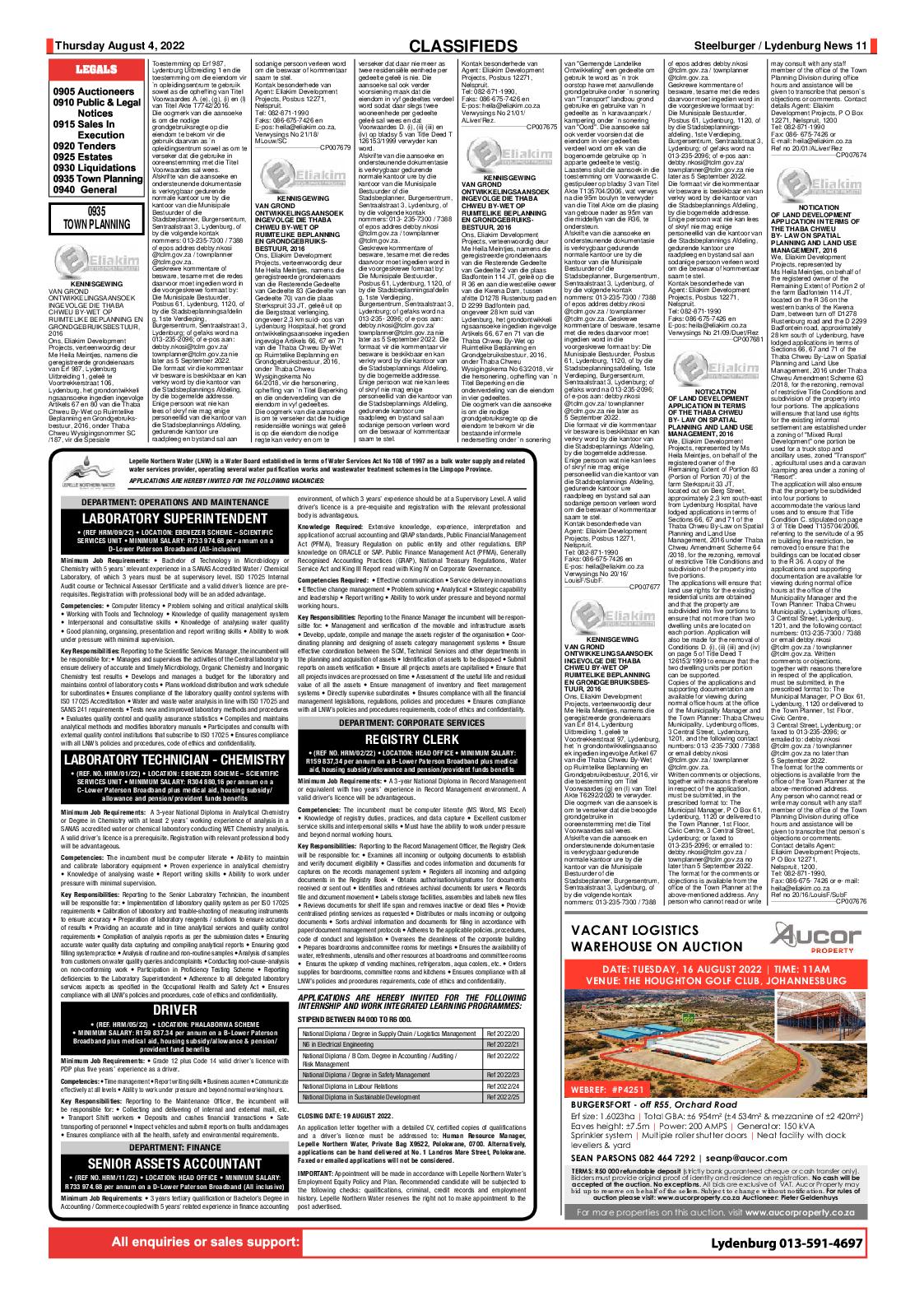 Steelburger News 4 August 2022 page 11