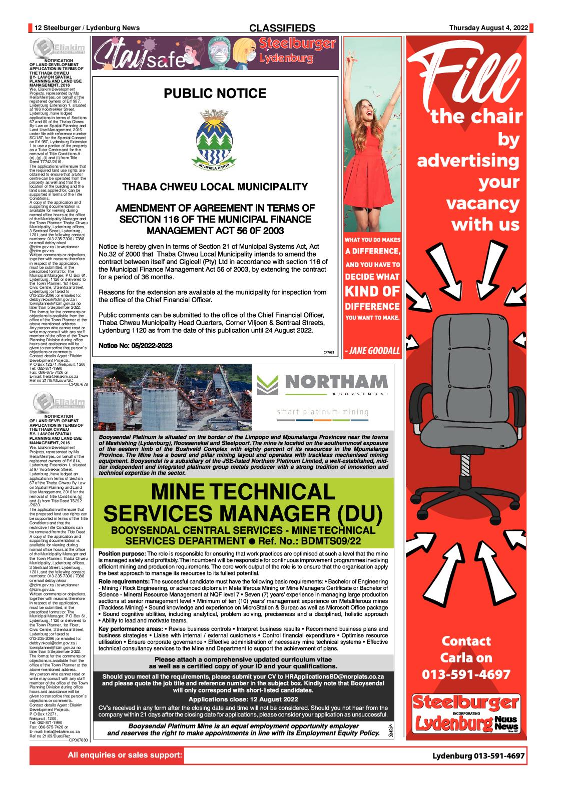 Steelburger News 4 August 2022 page 12