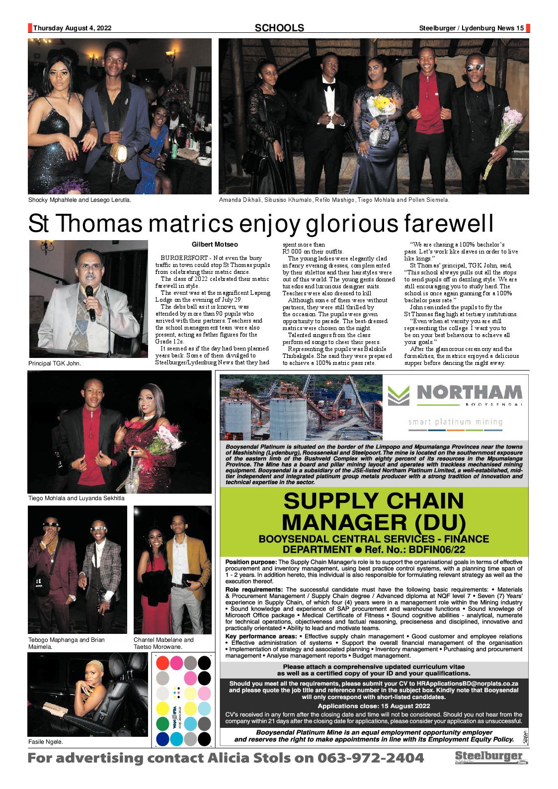 Steelburger News 4 August 2022 page 15