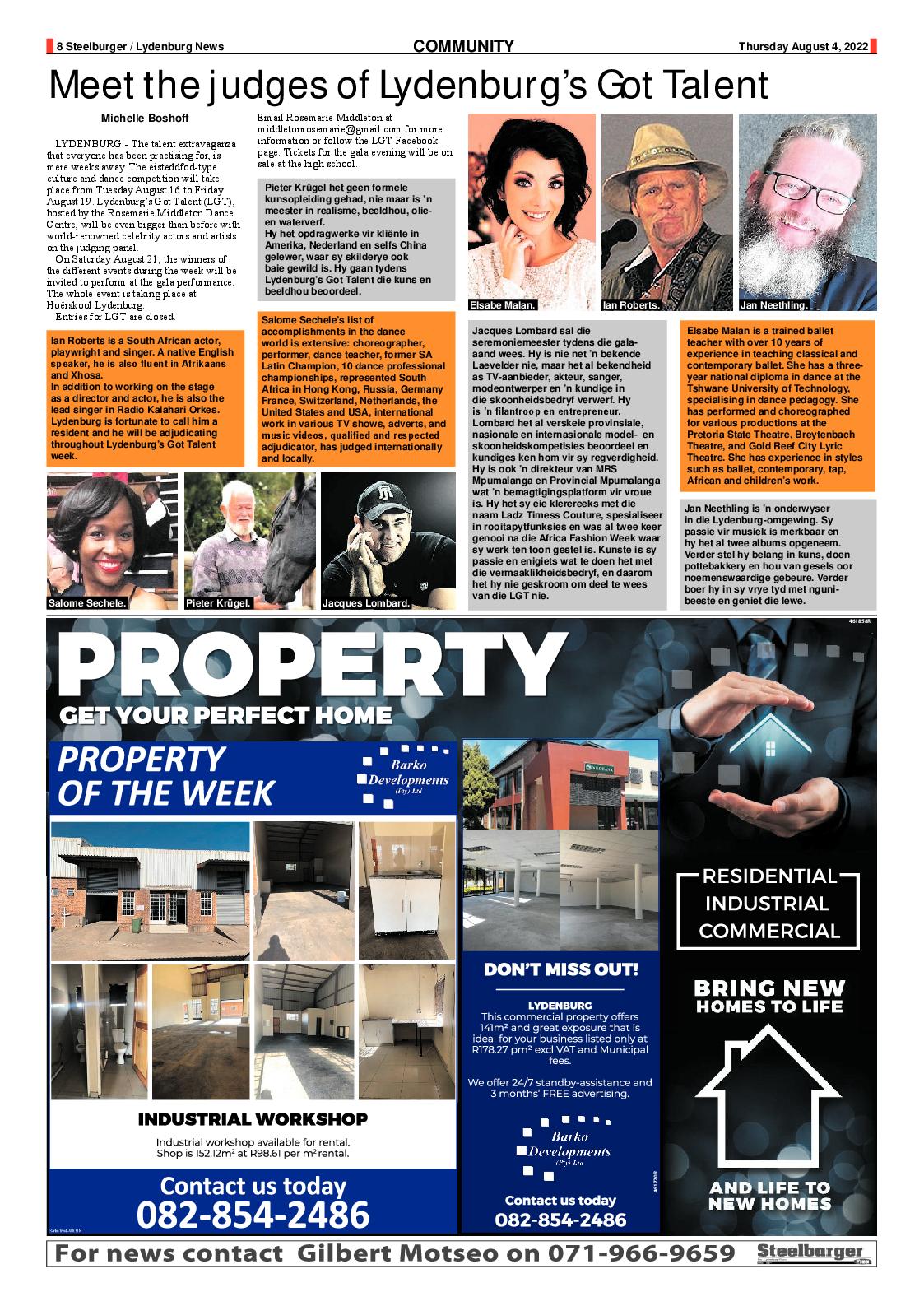 Steelburger News 4 August 2022 page 8