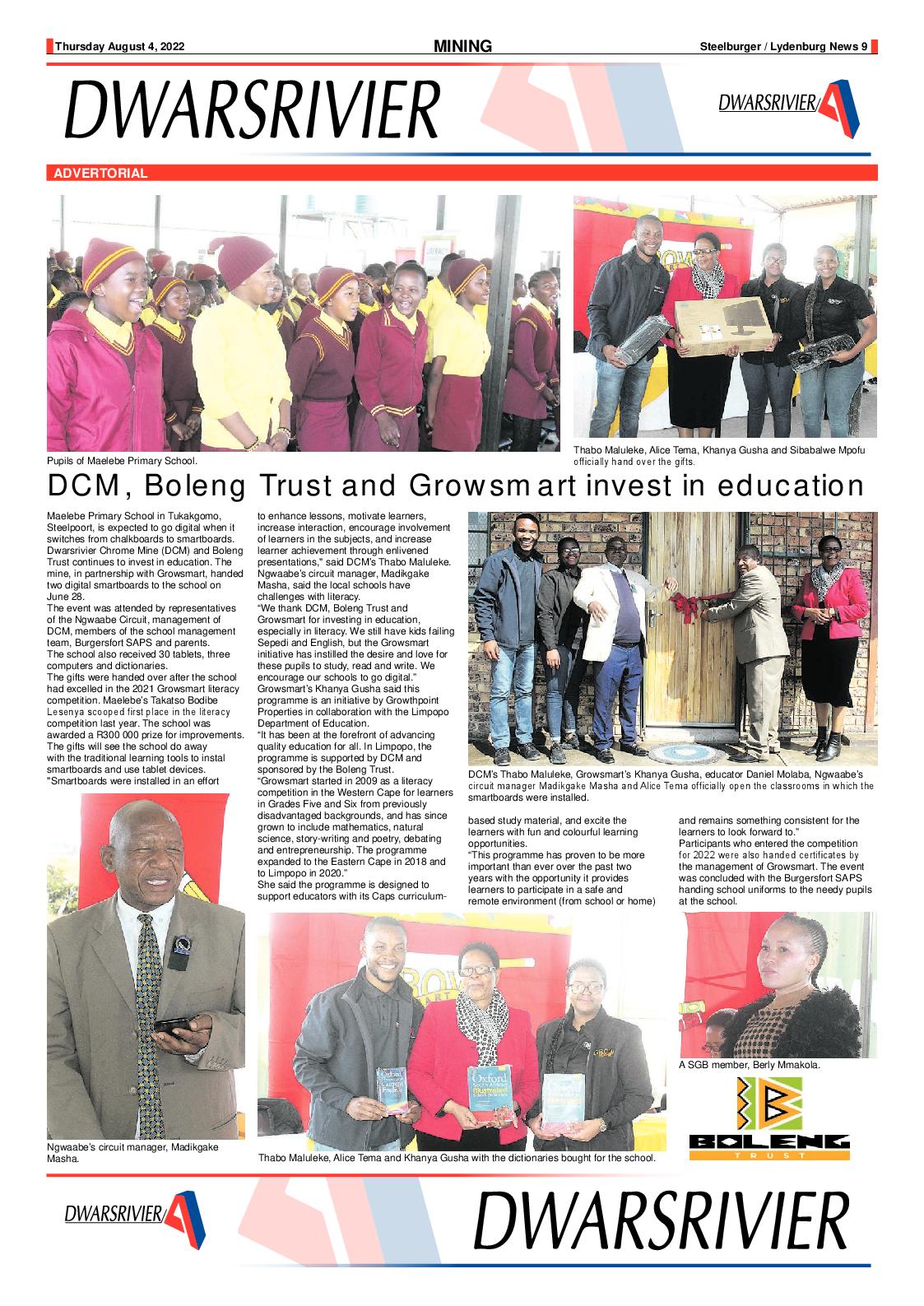 Steelburger News 4 August 2022 page 9