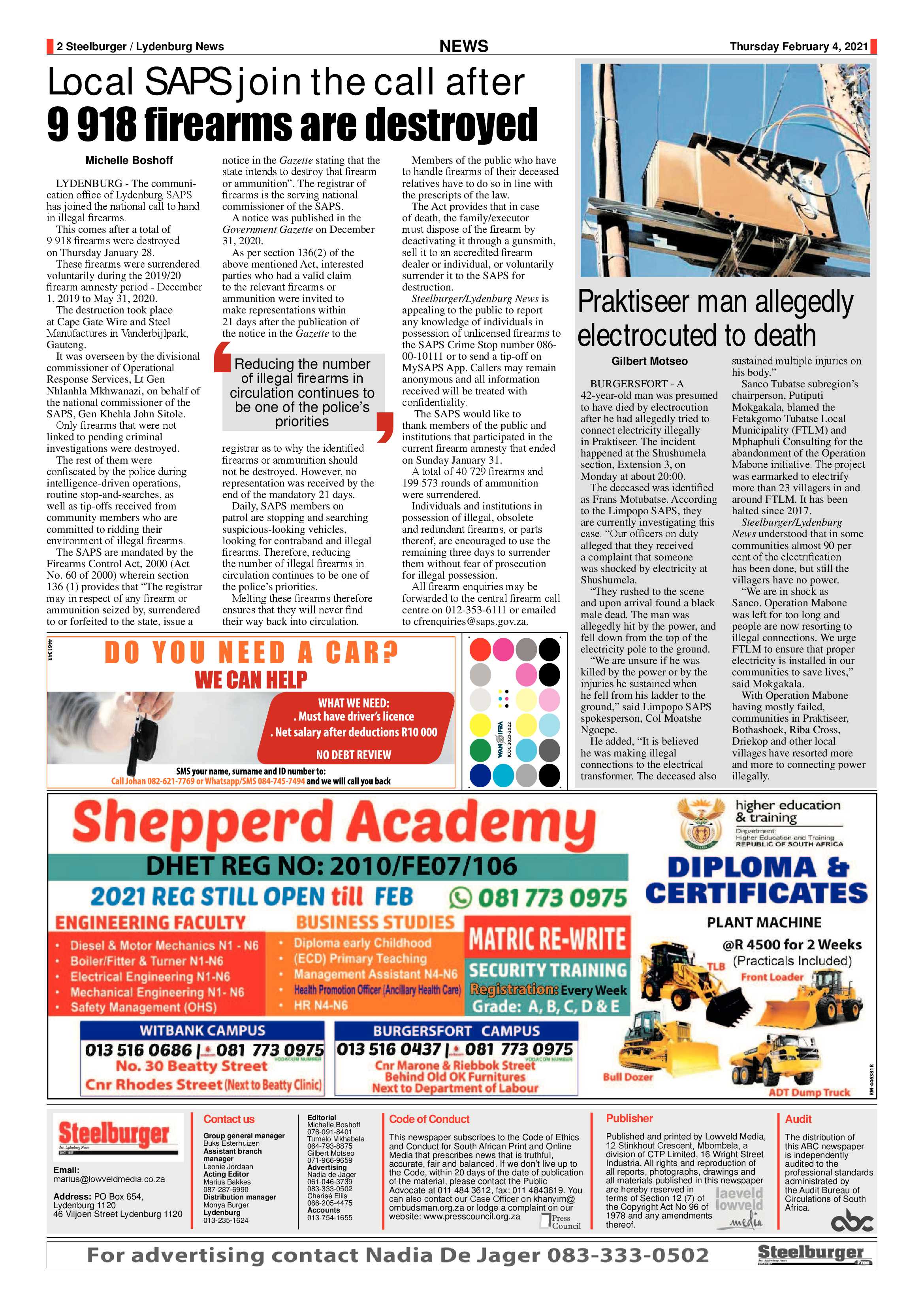 Steelburger News 4 February 2021 page 2
