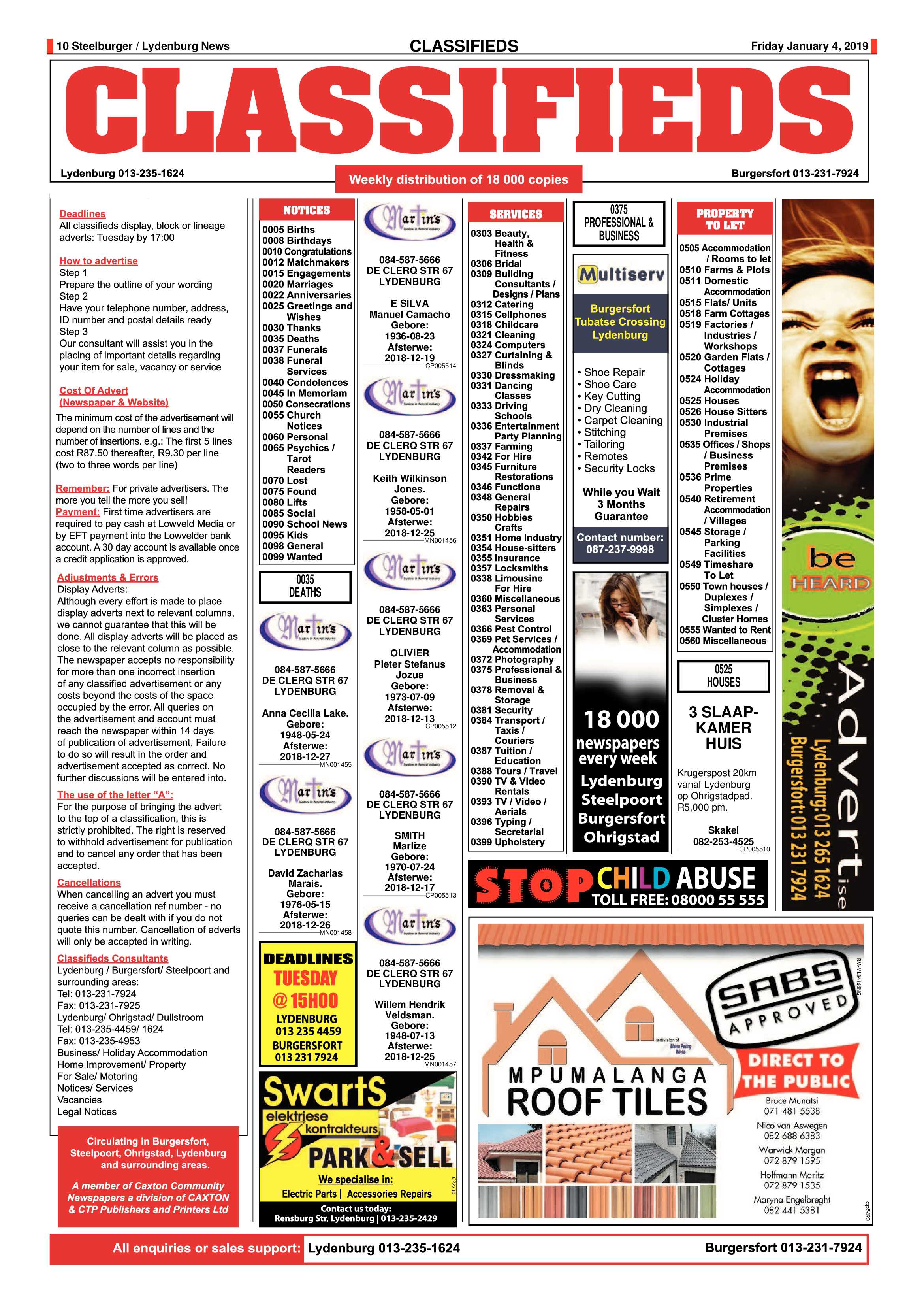 Steelburger News 4 January 2019 page 10