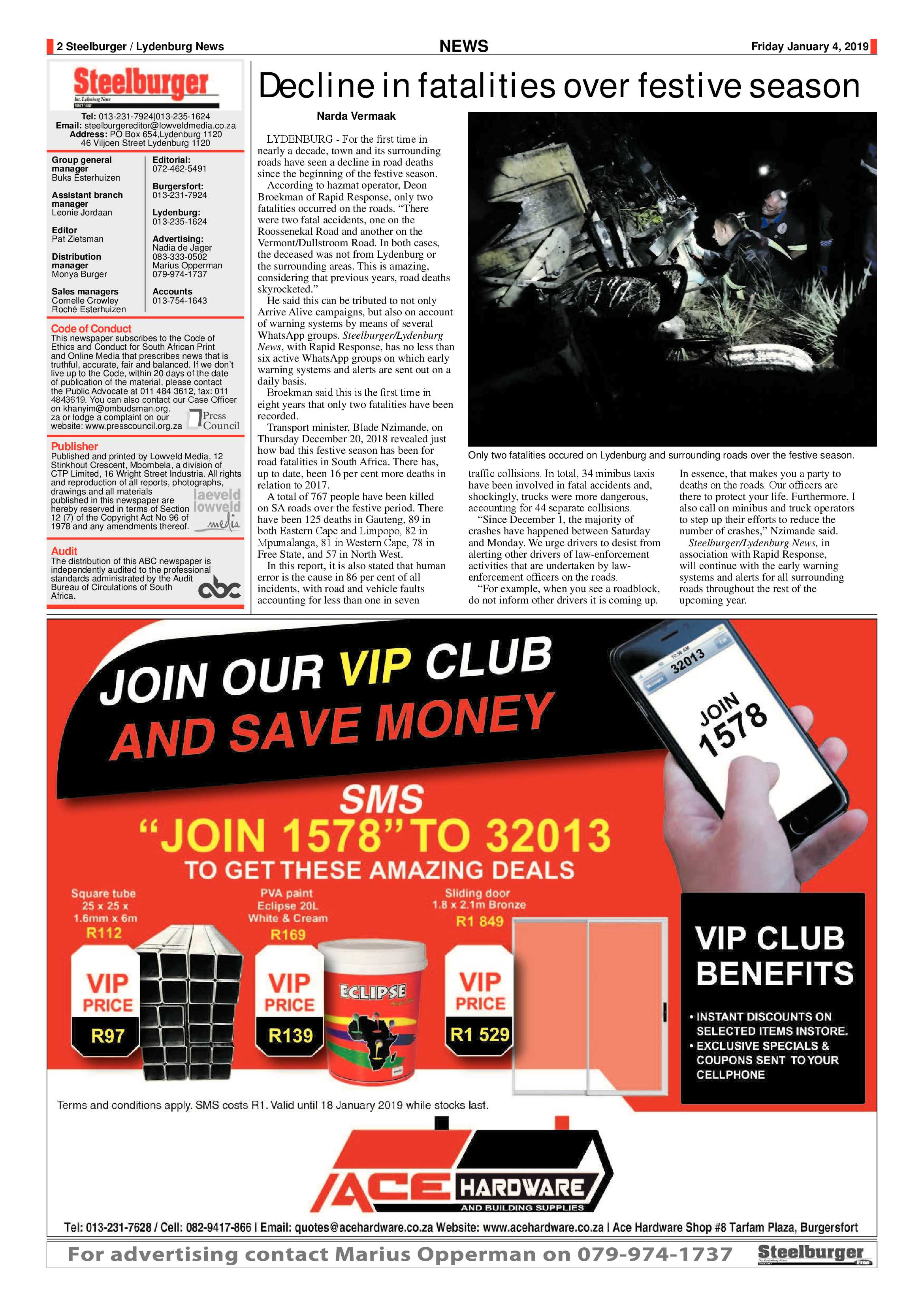 Steelburger News 4 January 2019 page 2