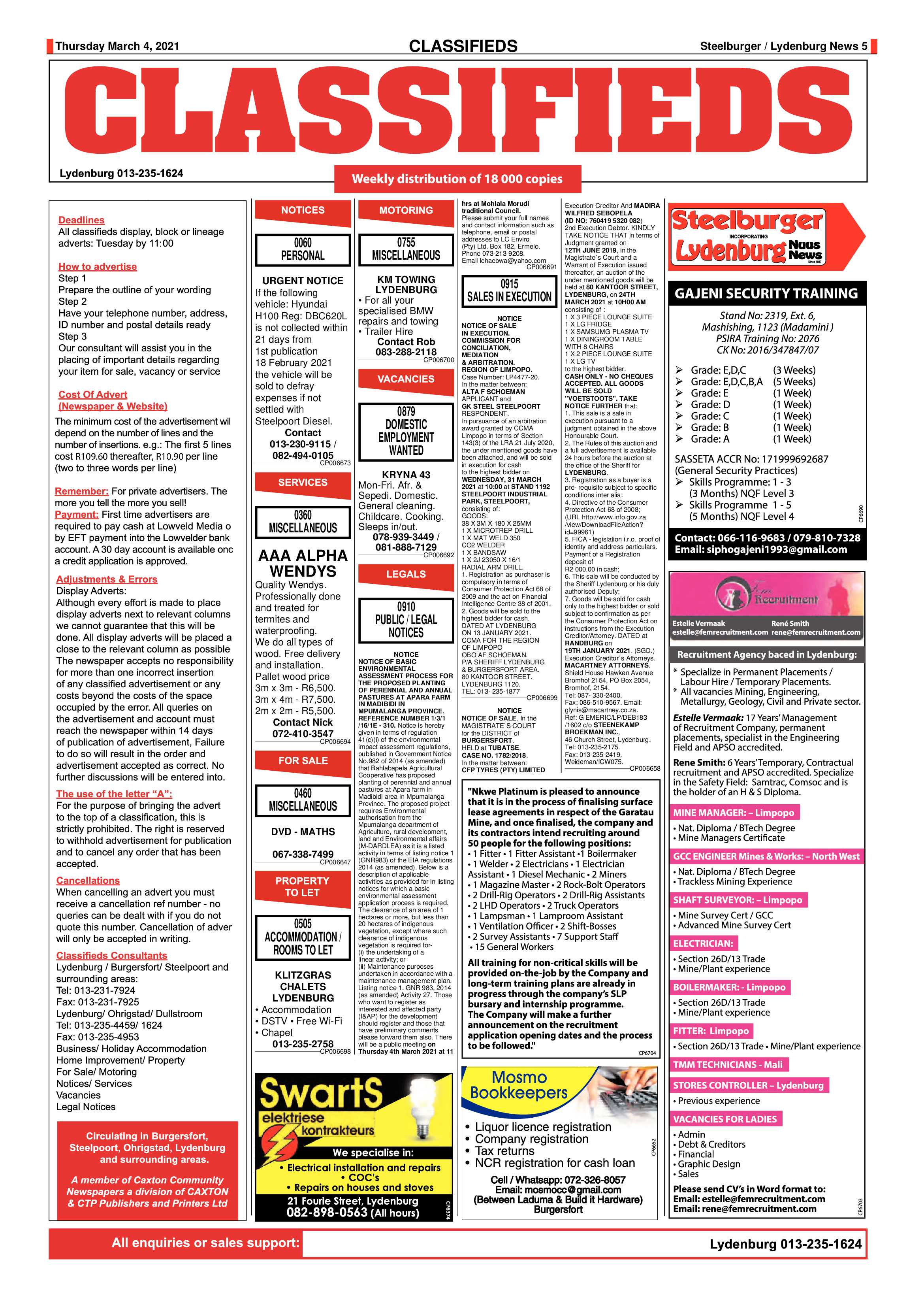 Steelburger News 4 March 2021 page 5
