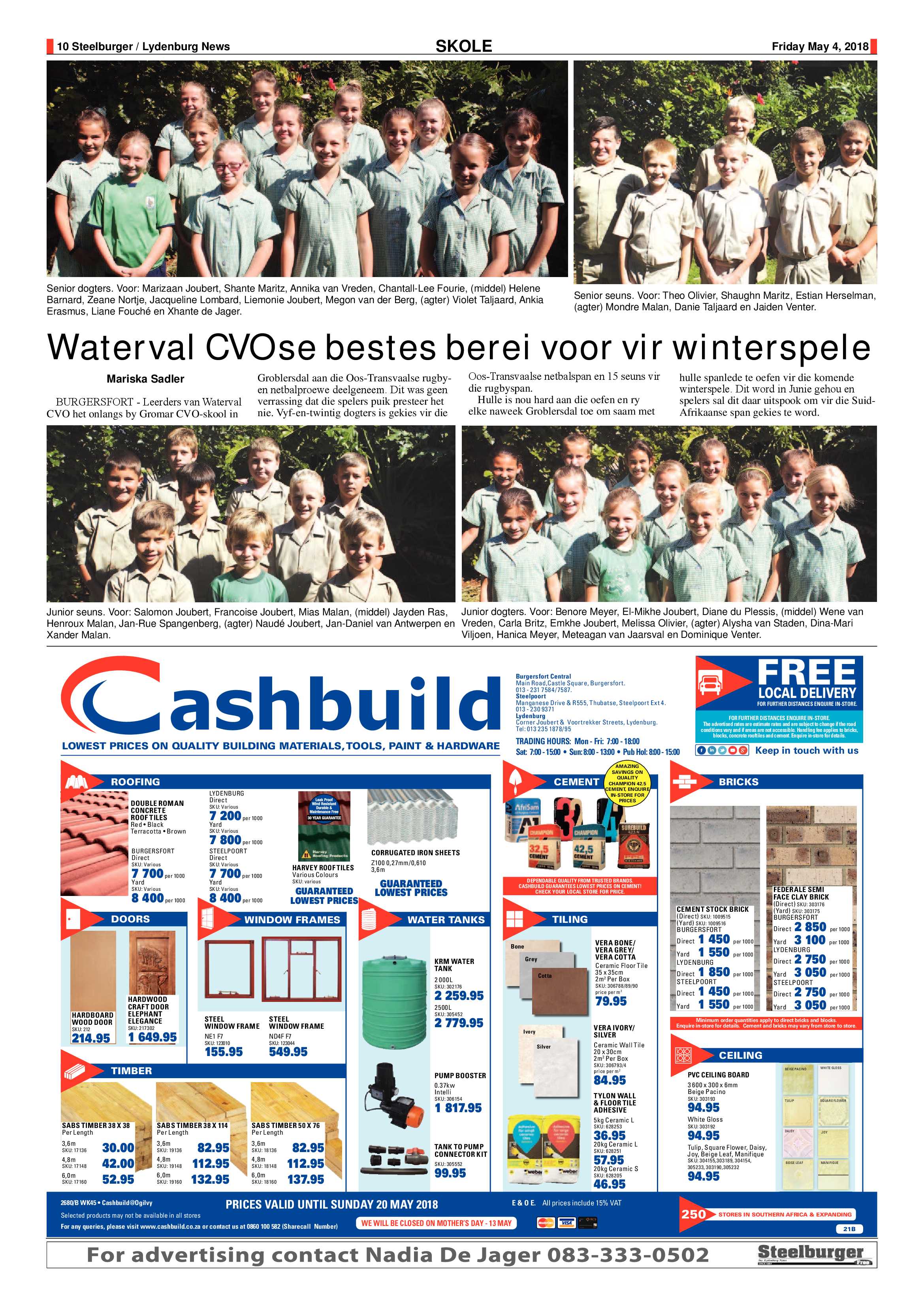 Steelburger News 4 May 2018 page 10