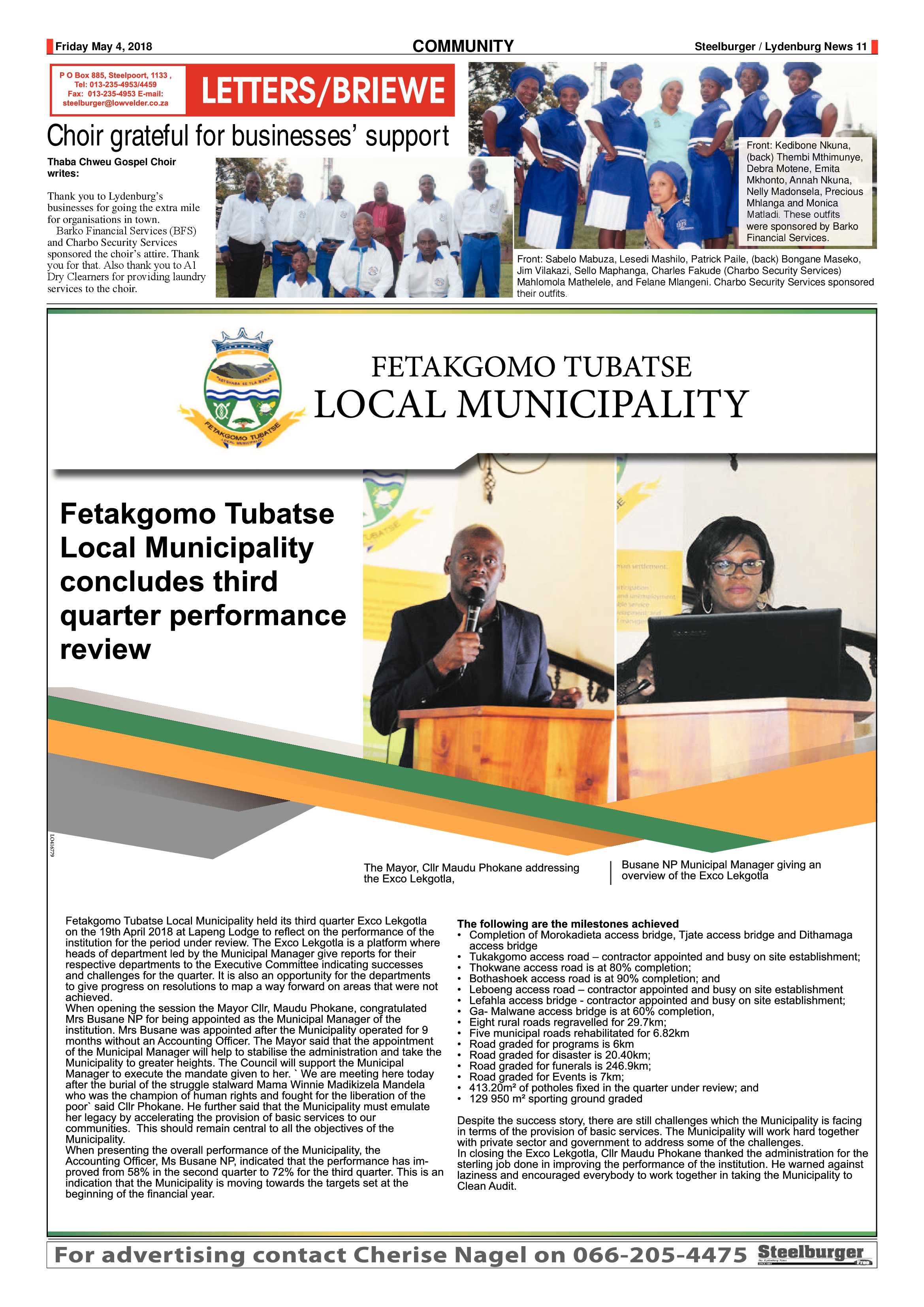Steelburger News 4 May 2018 page 11