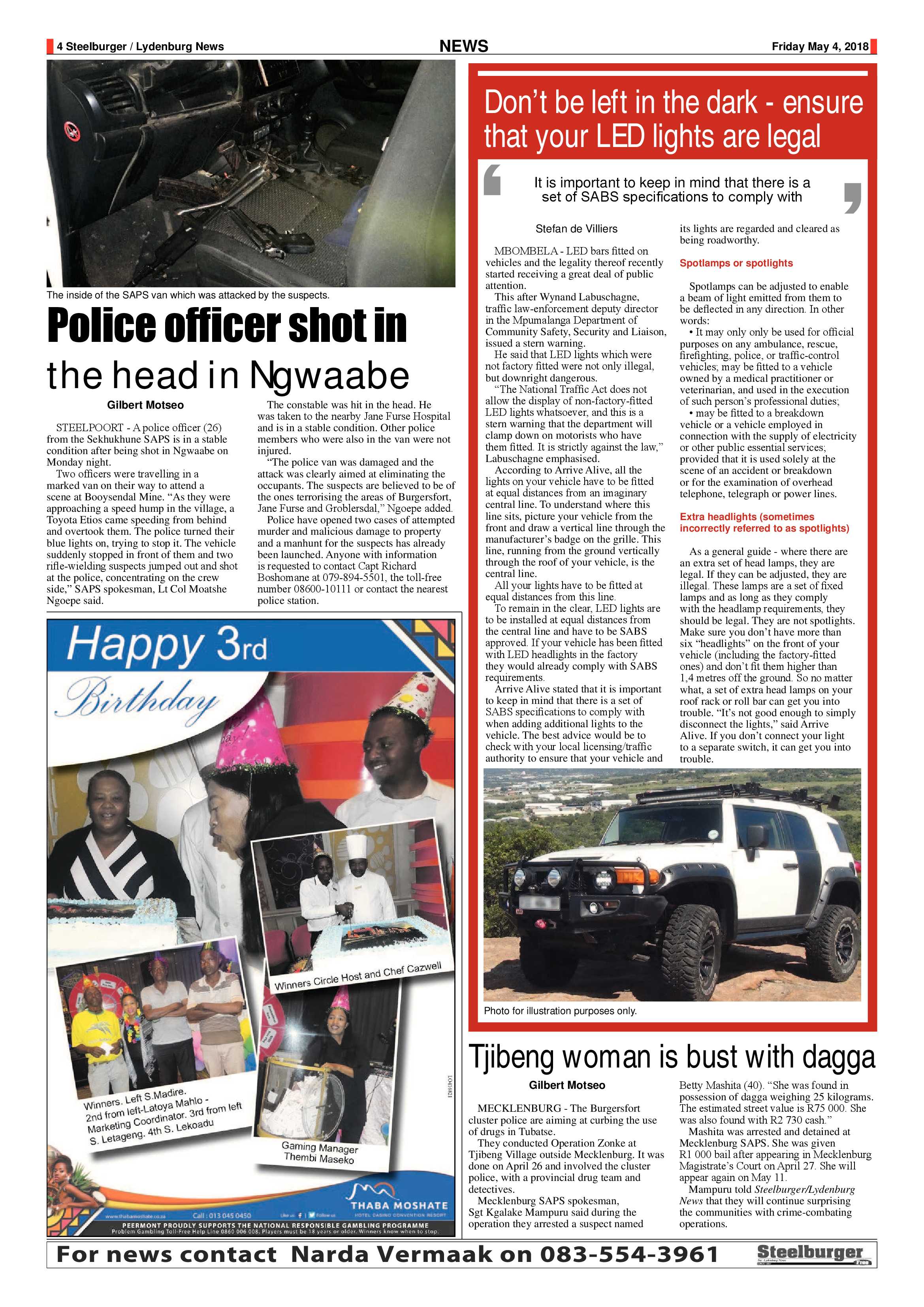 Steelburger News 4 May 2018 page 4