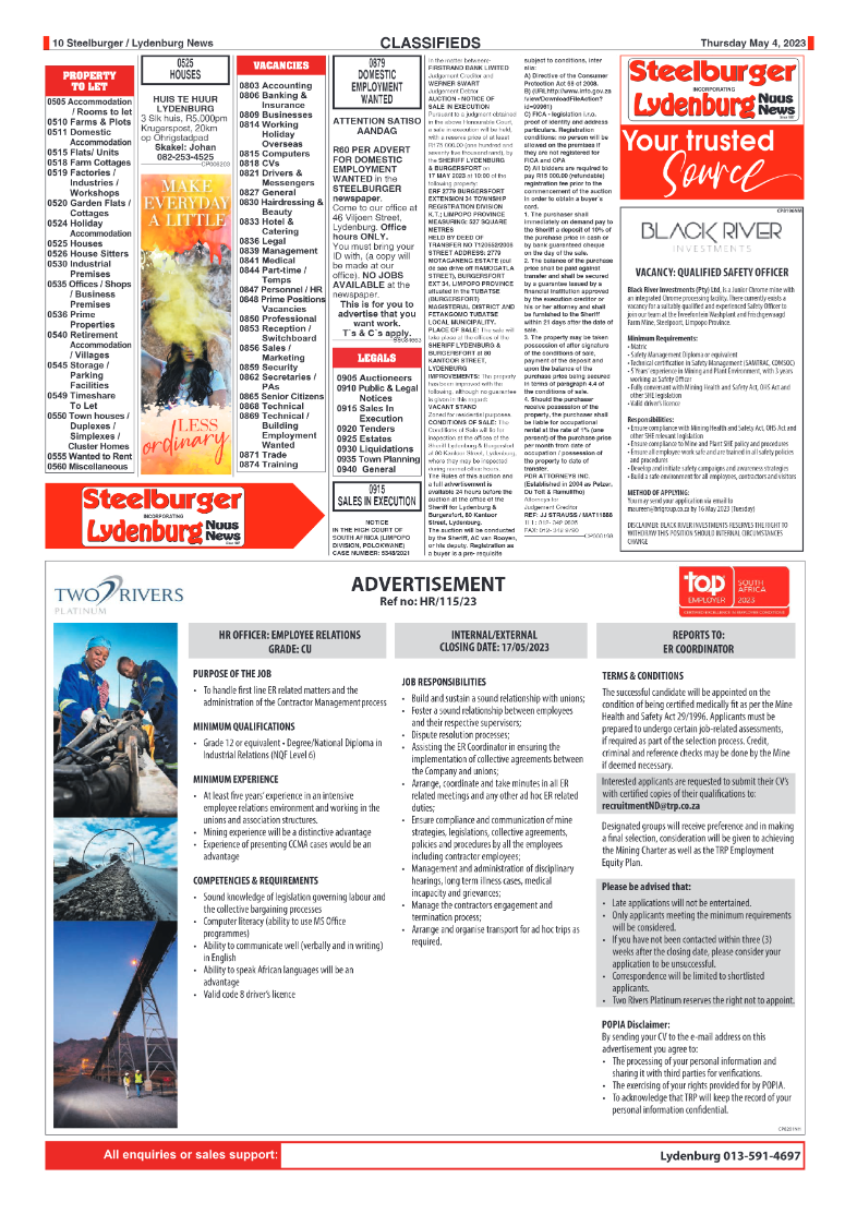 Steelburger News 4 May 2023 page 10