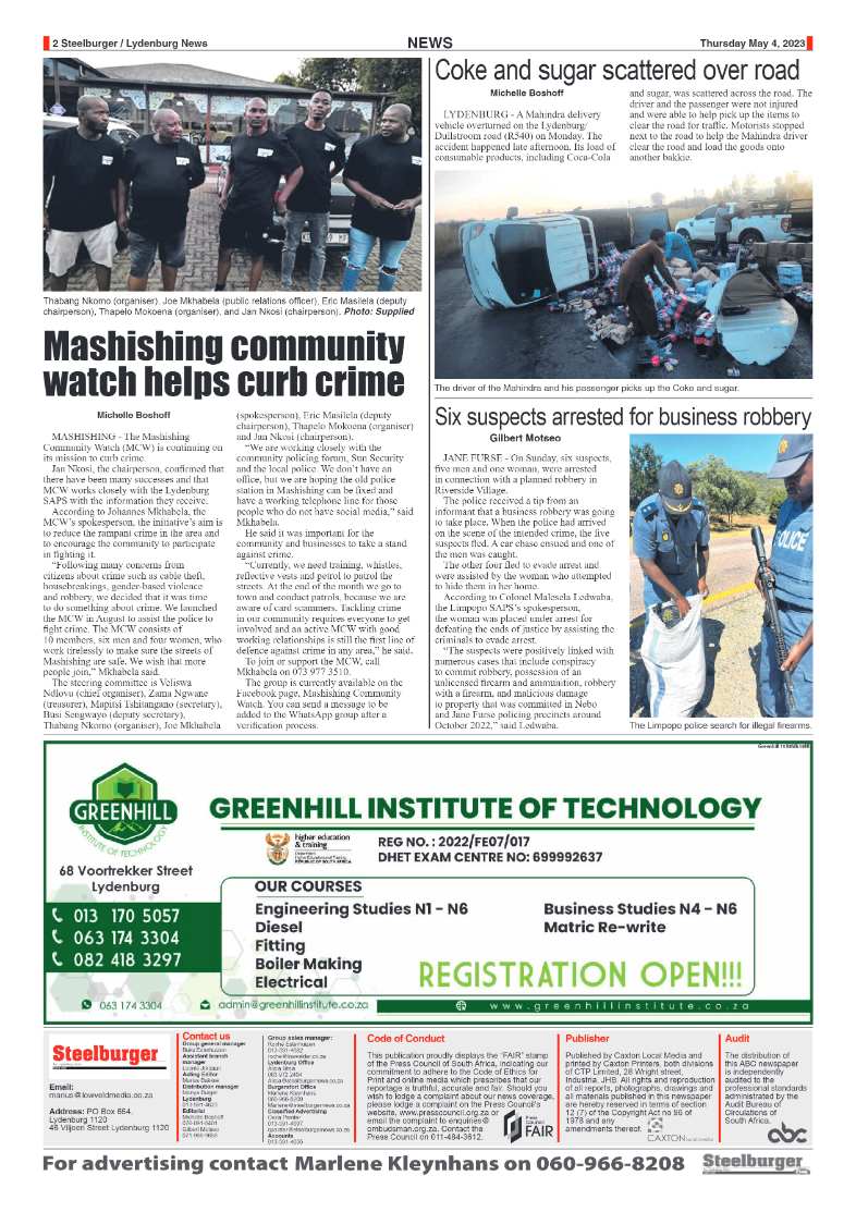 Steelburger News 4 May 2023 page 2