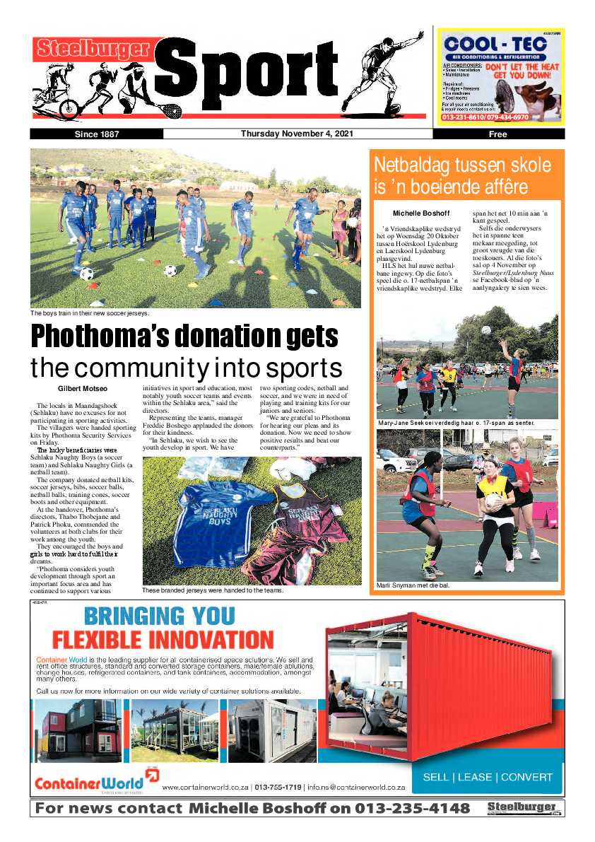 Steelburger News 4 November 2021 page 12