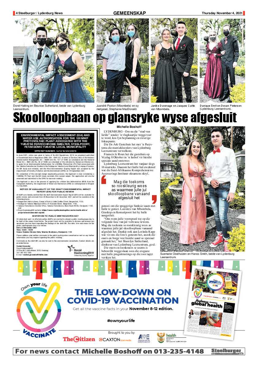 Steelburger News 4 November 2021 page 4
