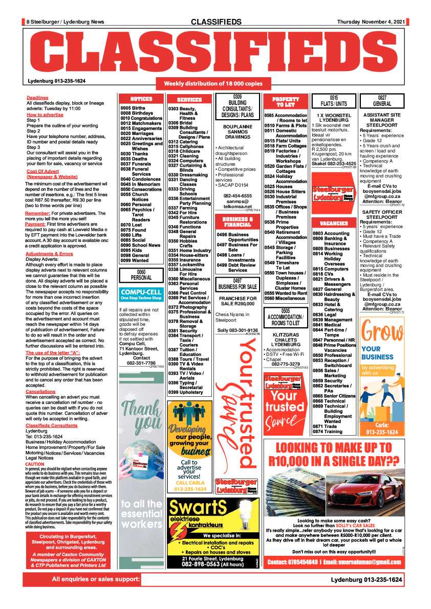 Steelburger News 4 November 2021 page 8